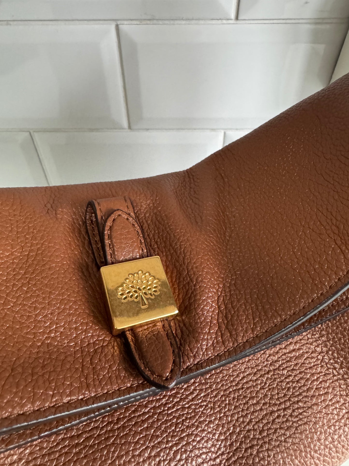 Mulberry Tessie Hobo - Oak