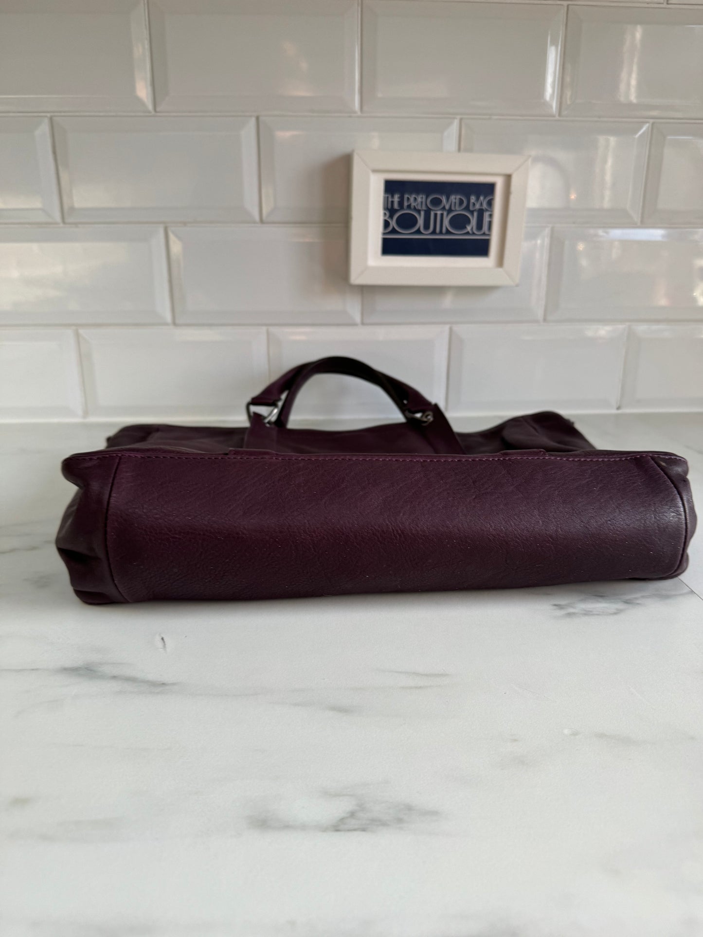 Longchamp 3D Tote - Burgundy