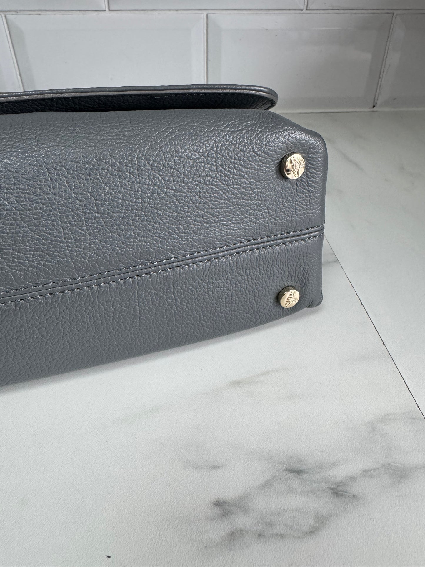 Vivienne Westwood “Balmoral” Shoulder Bag - Grey