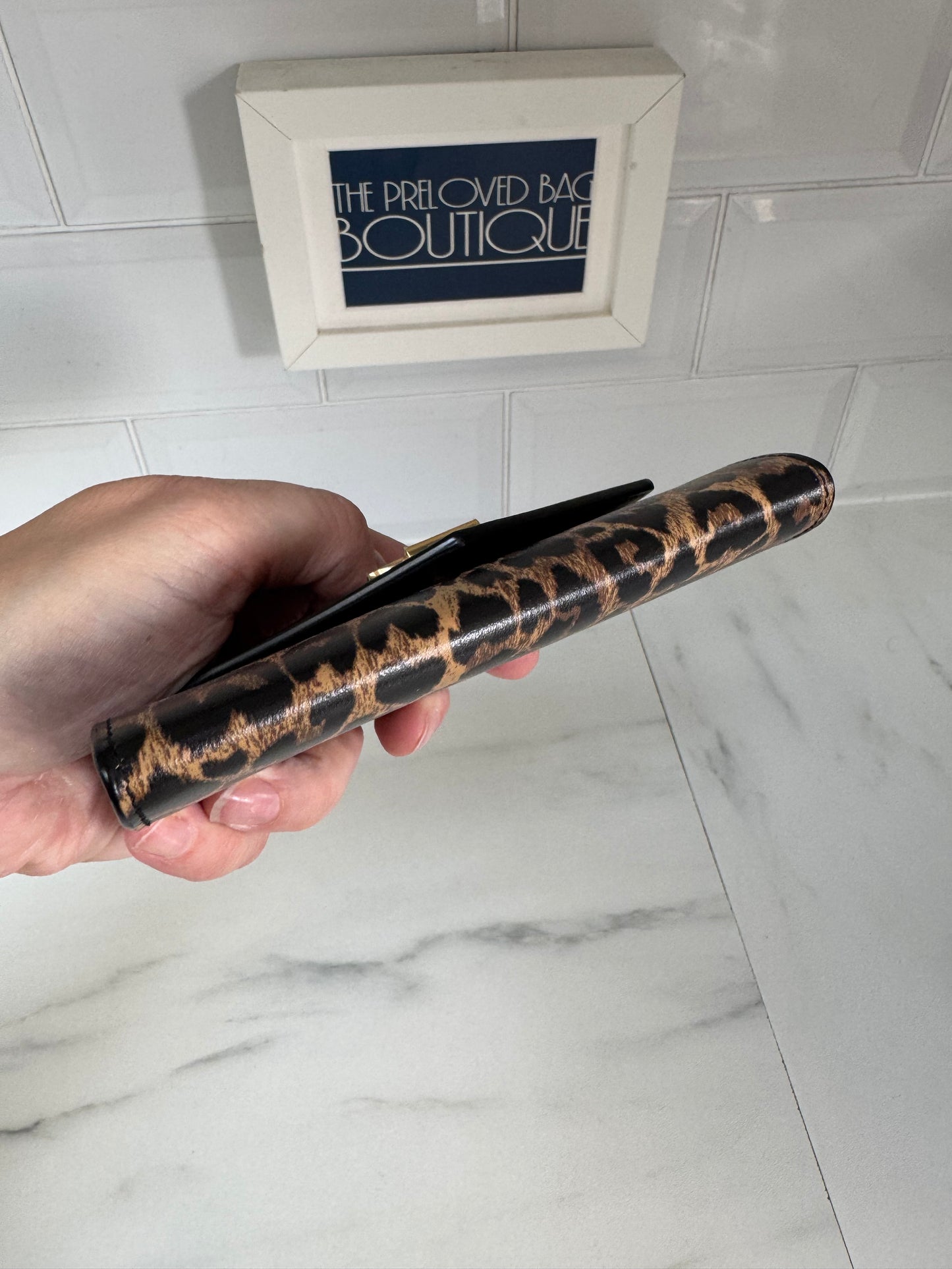 Saint Laurent (YSL) Card Holder - Animal Print