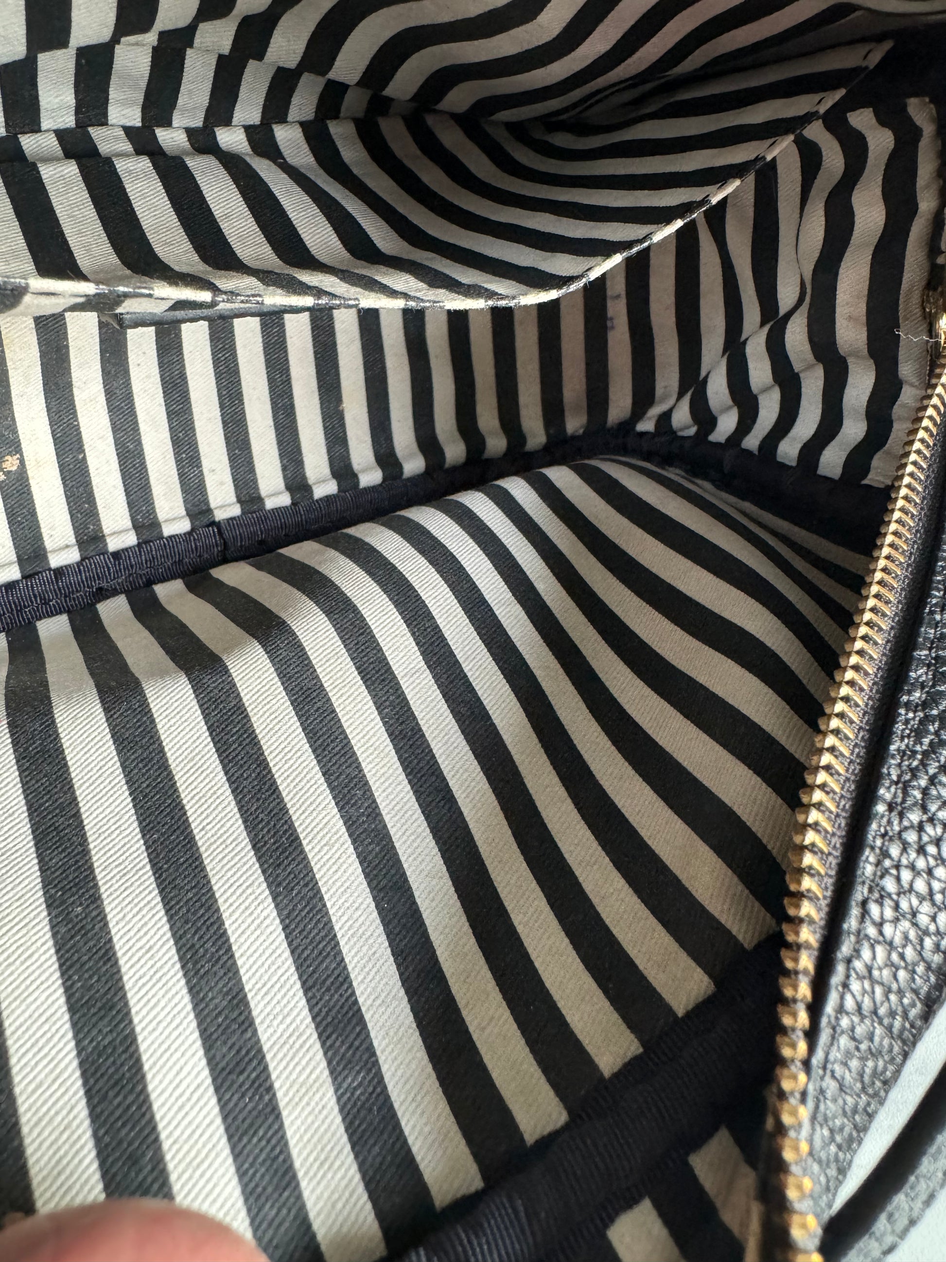 Striped 2025 crossbody bag