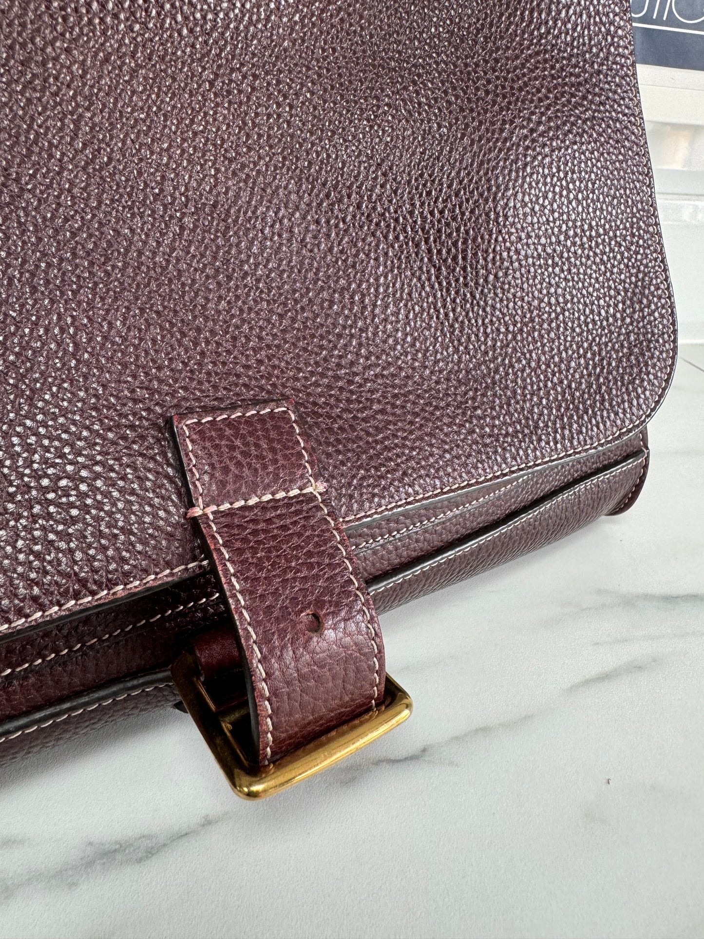 Mulberry Chiltern Satchel - Oxblood