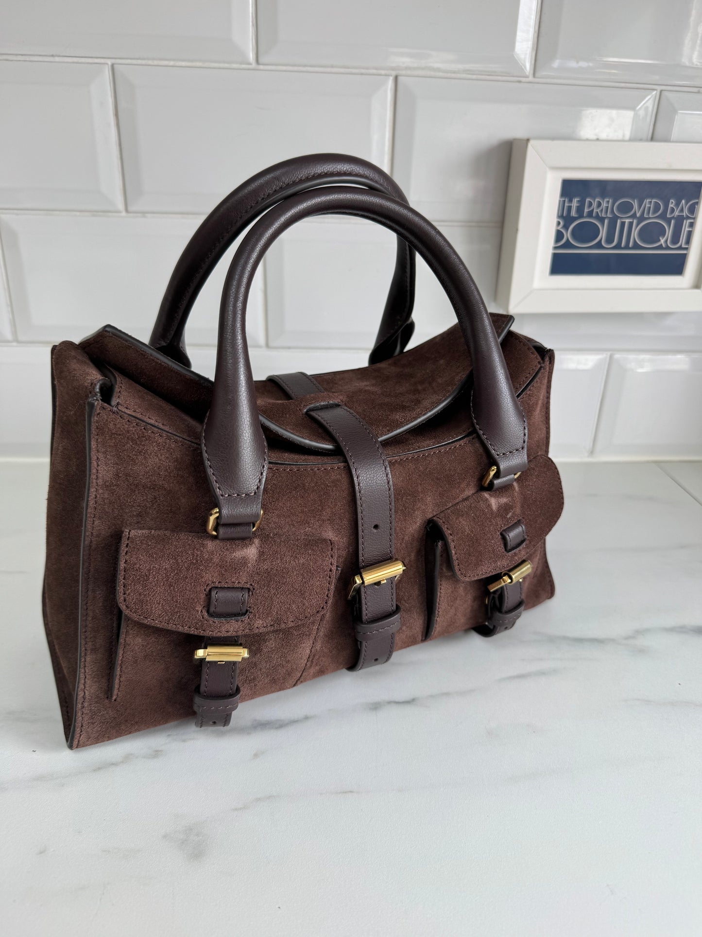 Mulberry Small Roxanne  - Chocolate