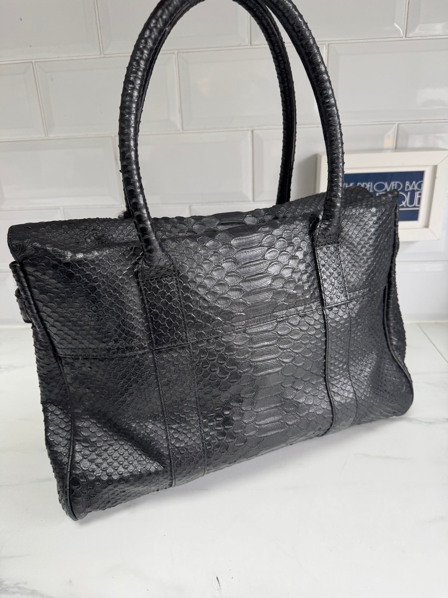 Mulberry Silky Snake Bayswater - Black