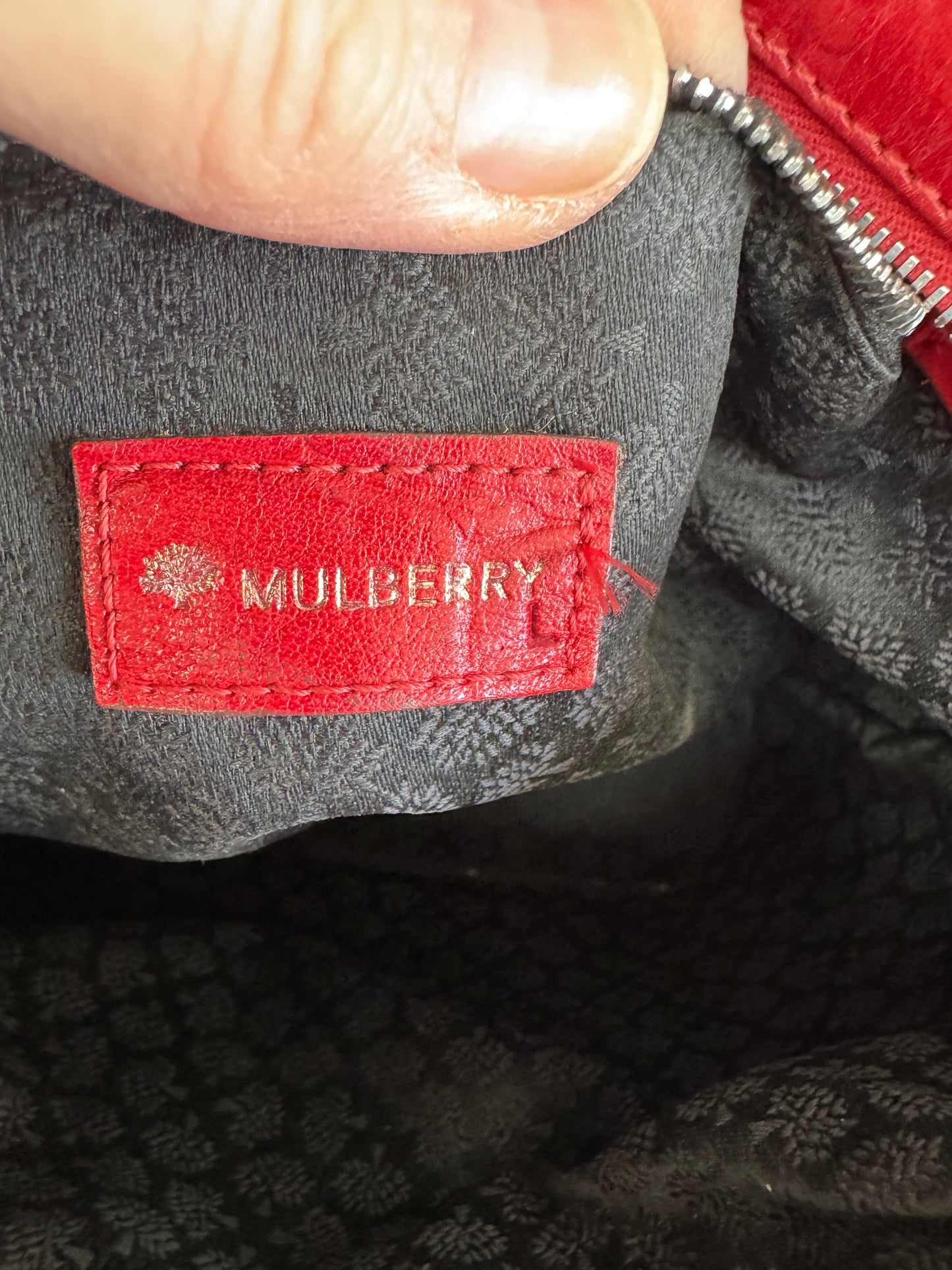 Mulberry Vintage Helier Tote Bag - Red