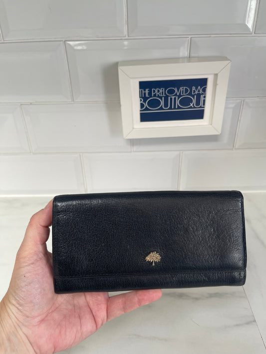 Mulberry Continental Tree Wallet - black