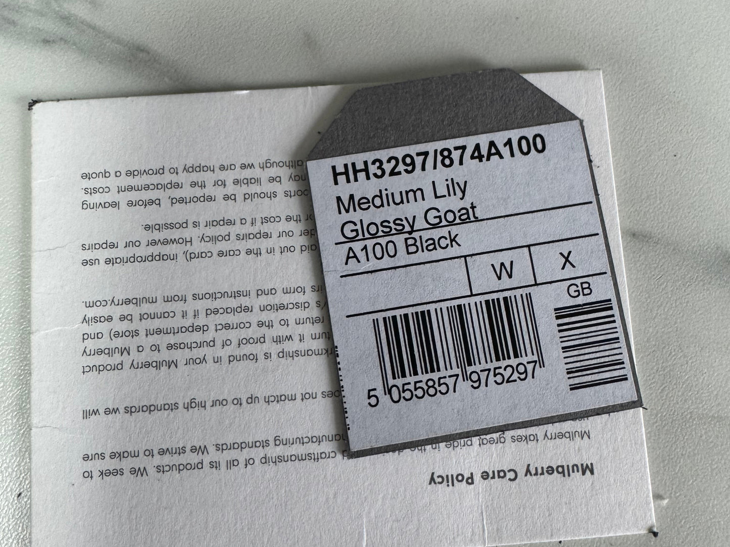 Mulberry Medium Lily - Black