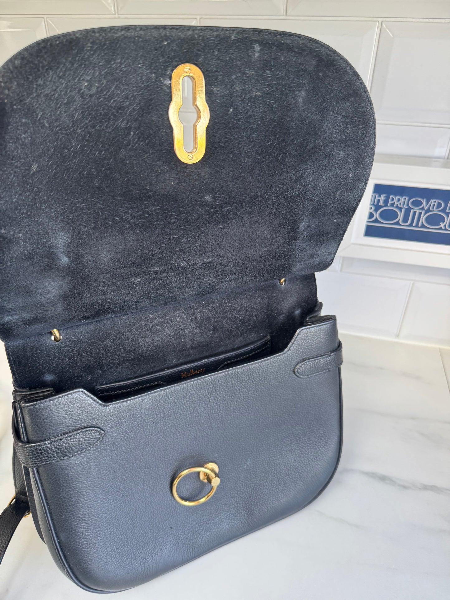 Mulberry Large Amberley - Black