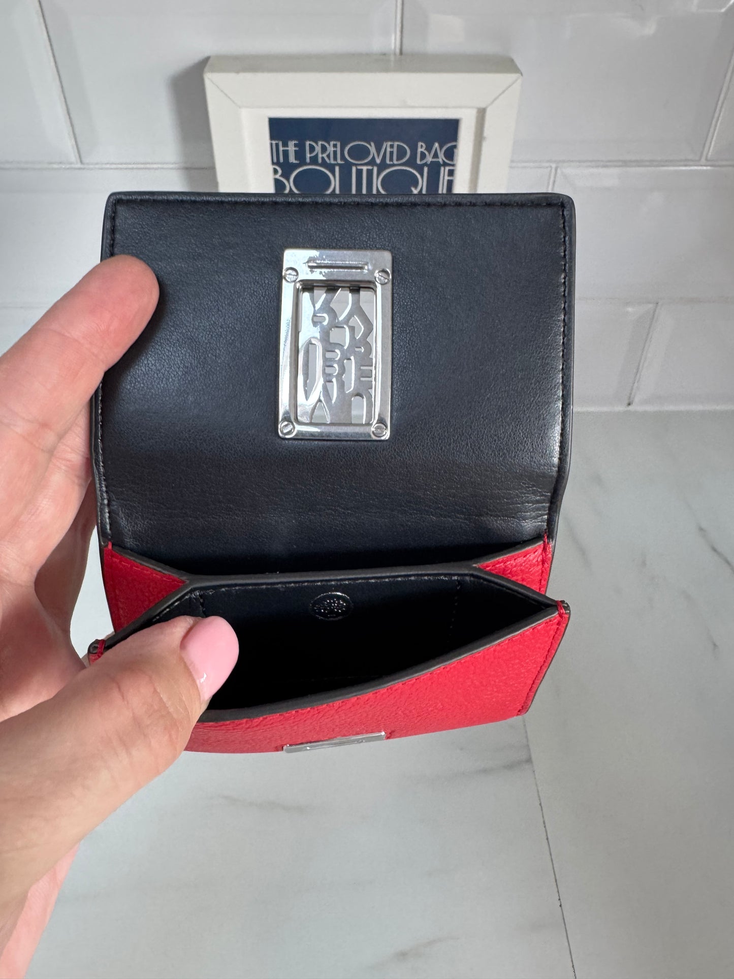 Mulberry Sadie Card Wallet - Lancaster Red