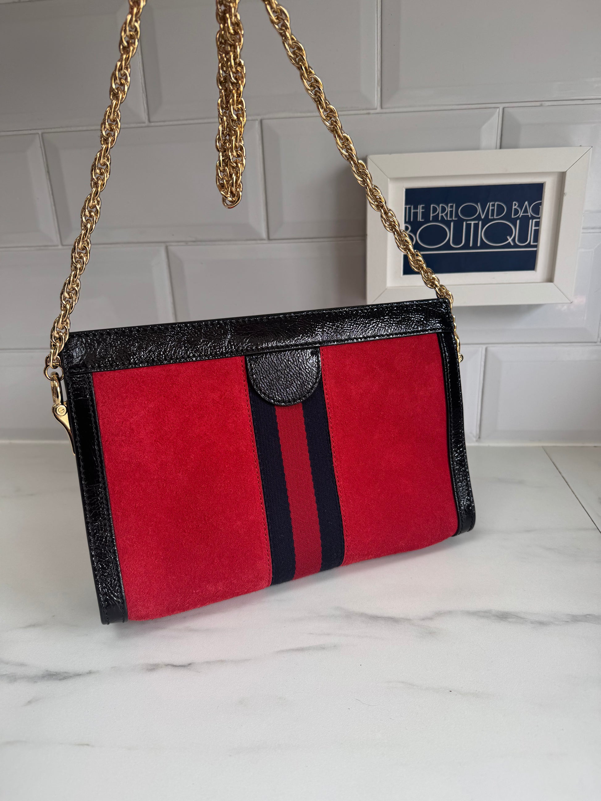 Suede Ophidia Wristlet Gucci Ophidia Small Shoulder Bag Red Suede