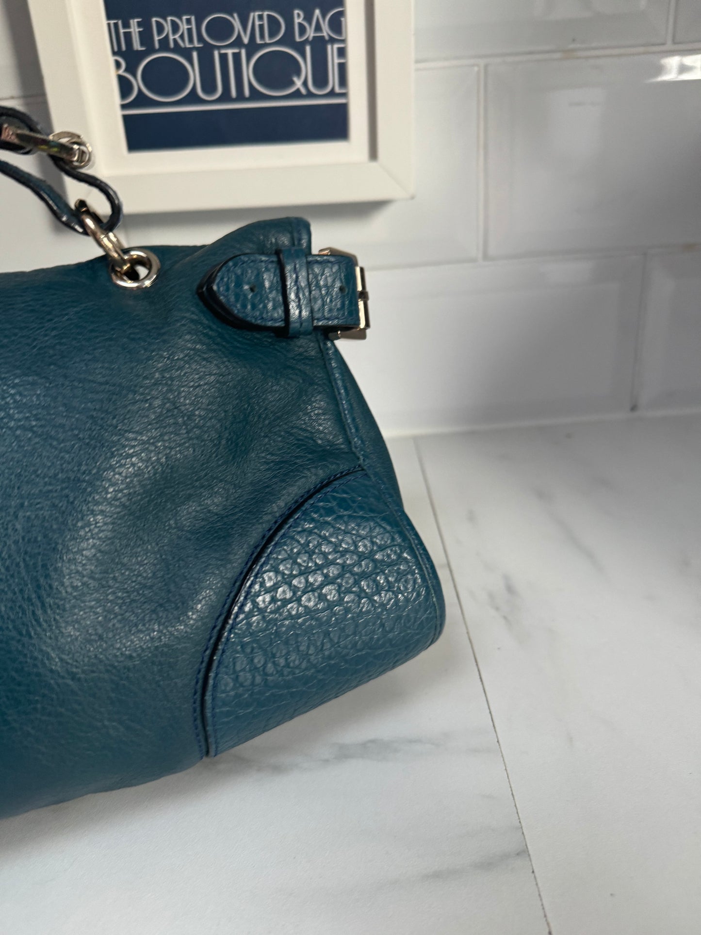 Mulberry Small Taylor - Petrol Blue