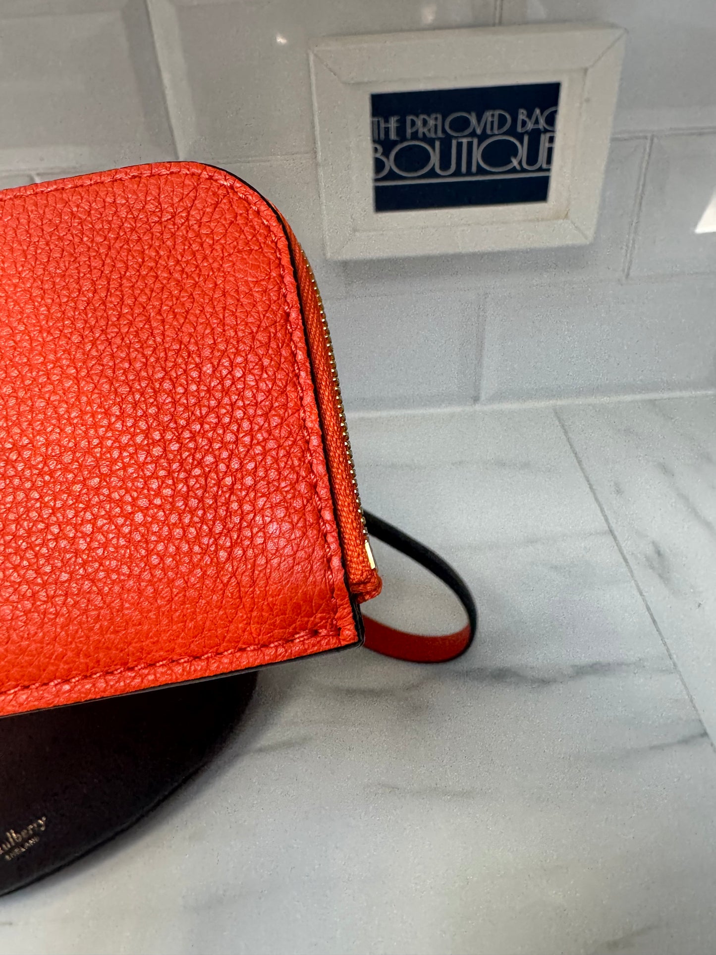 Mulberry Abbey Bag - Black and Orange