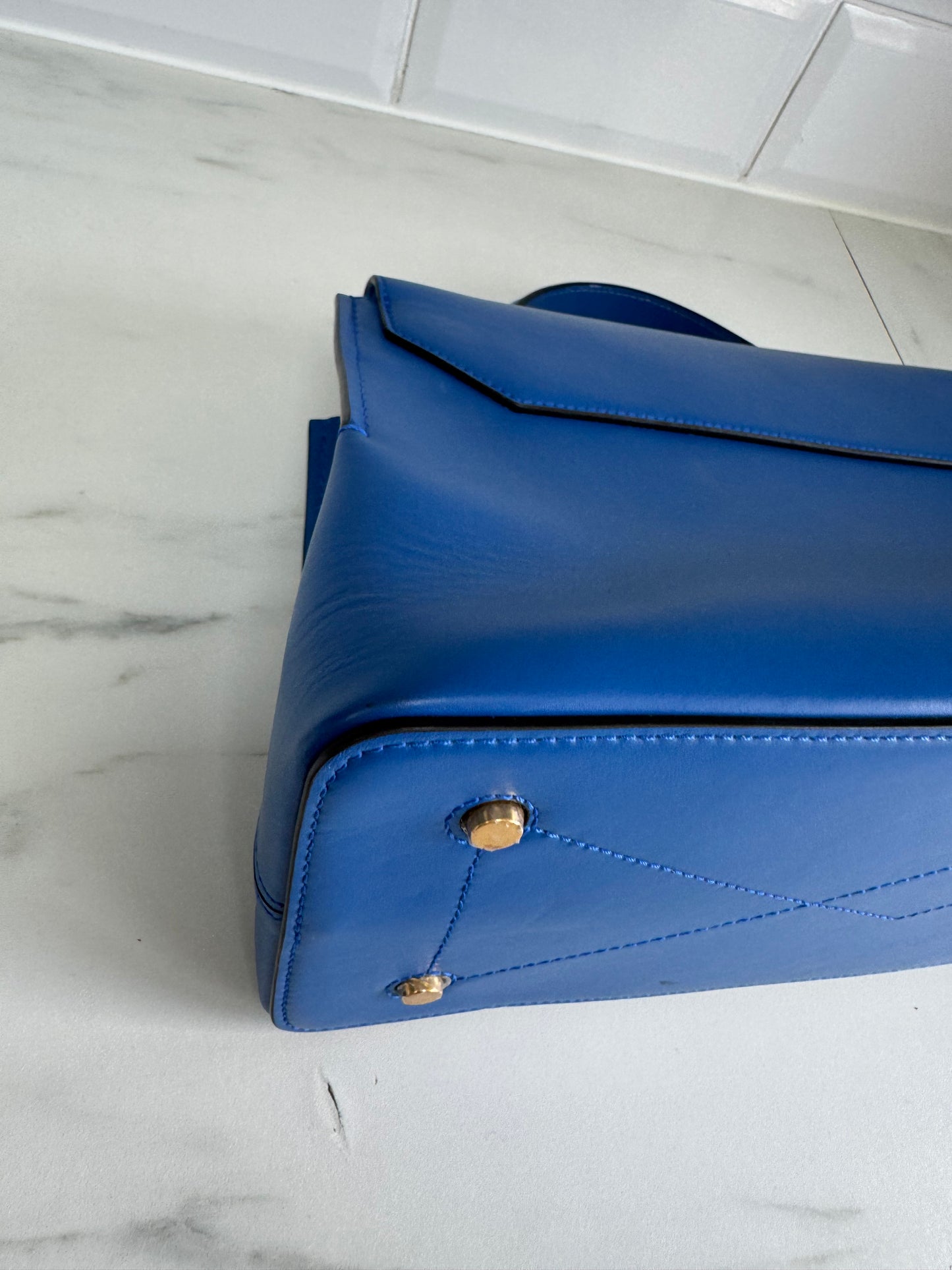 Mulberry Small Seaton - Porcelain Blue