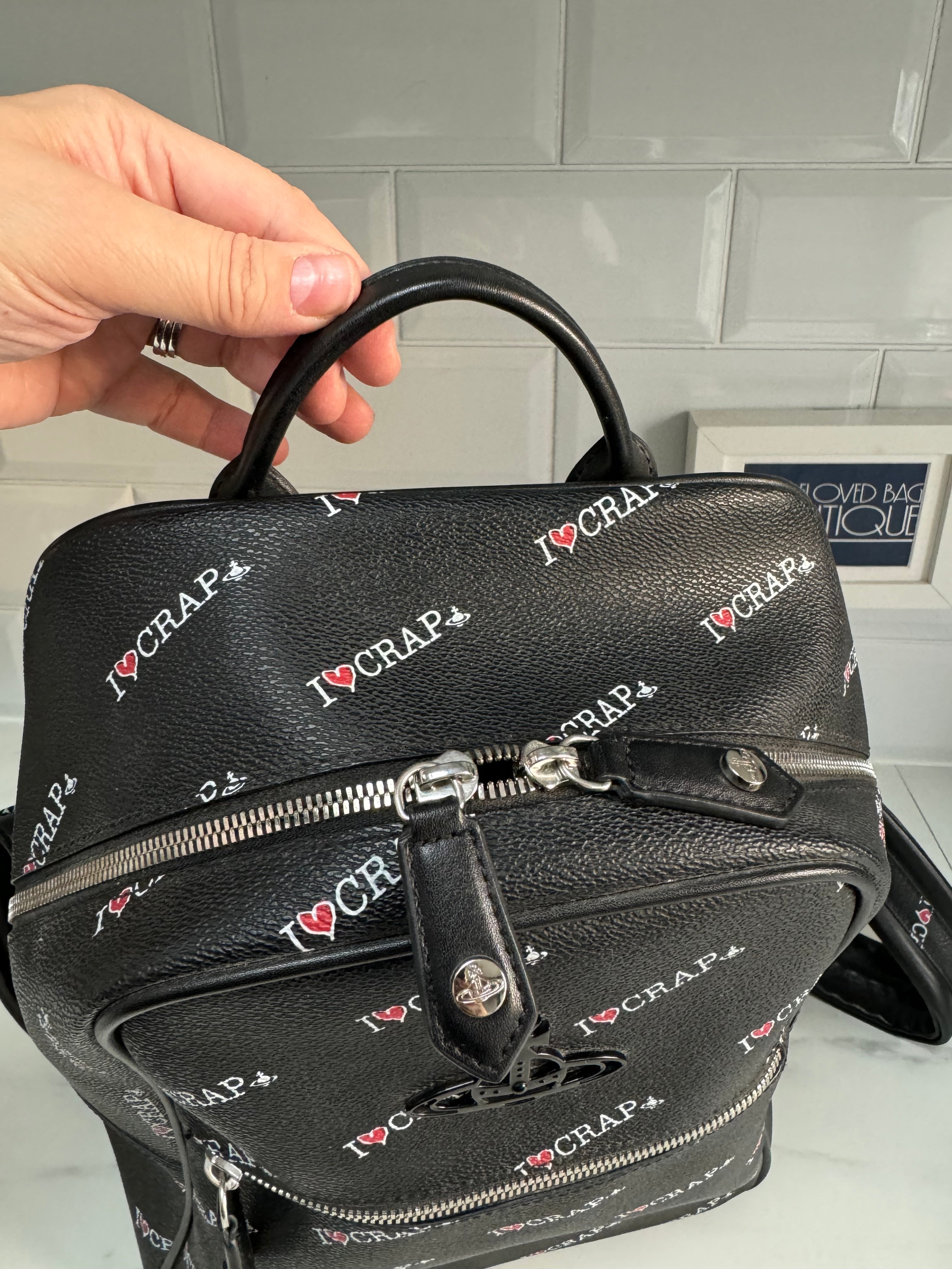Vivienne Westwood Backpack - Black – The Preloved Bag Boutique