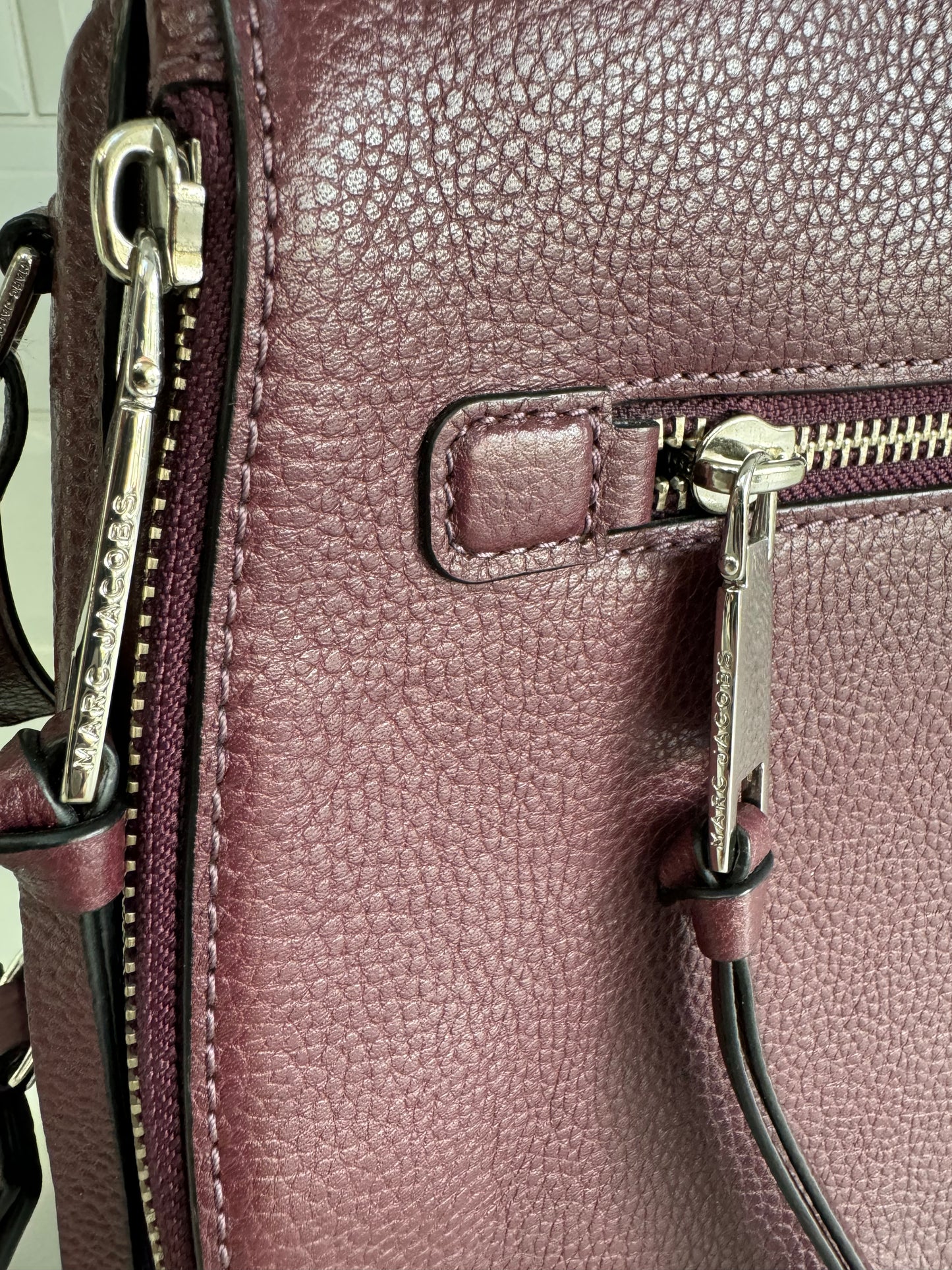 Marc Jacobs Nomad Saddle Bag - Burgundy