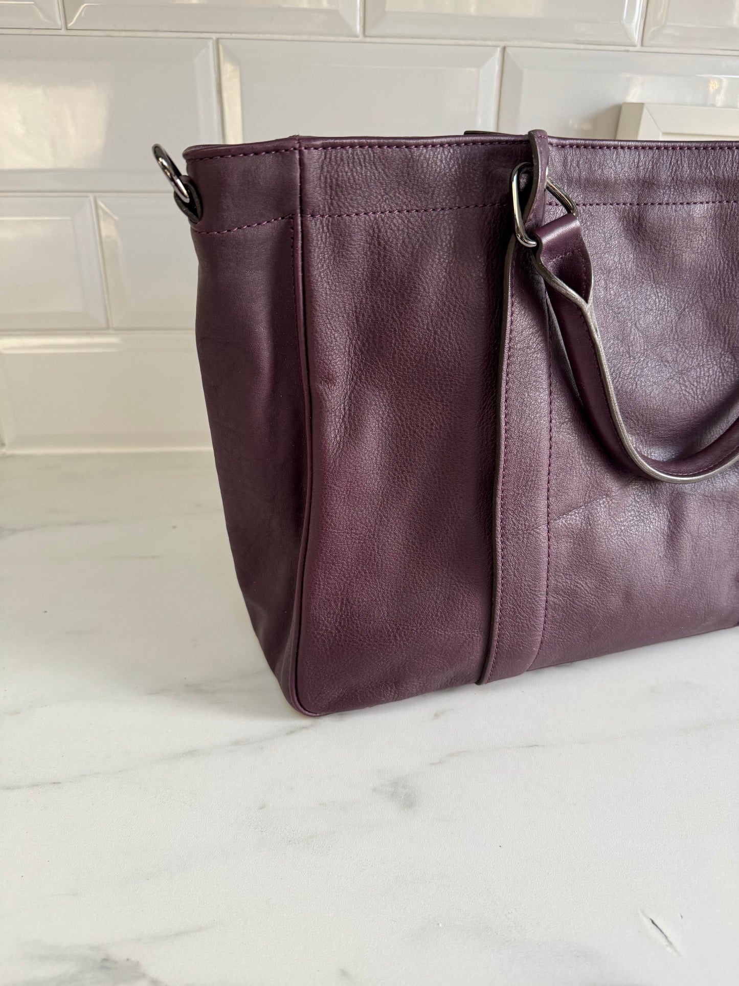 Longchamp 3D Tote - Burgundy