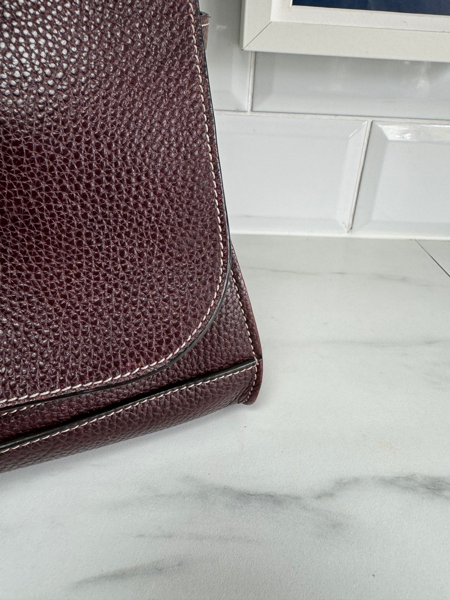 Mulberry Chiltern Satchel - Oxblood