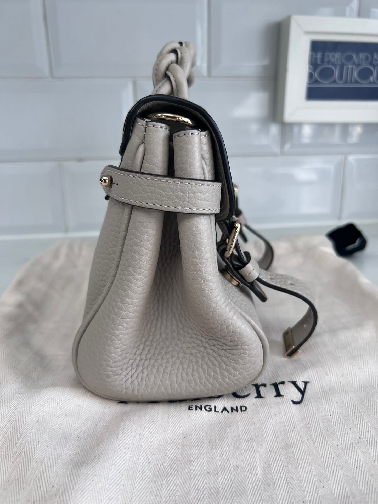 Mulberry Mini Alexa - Chalk