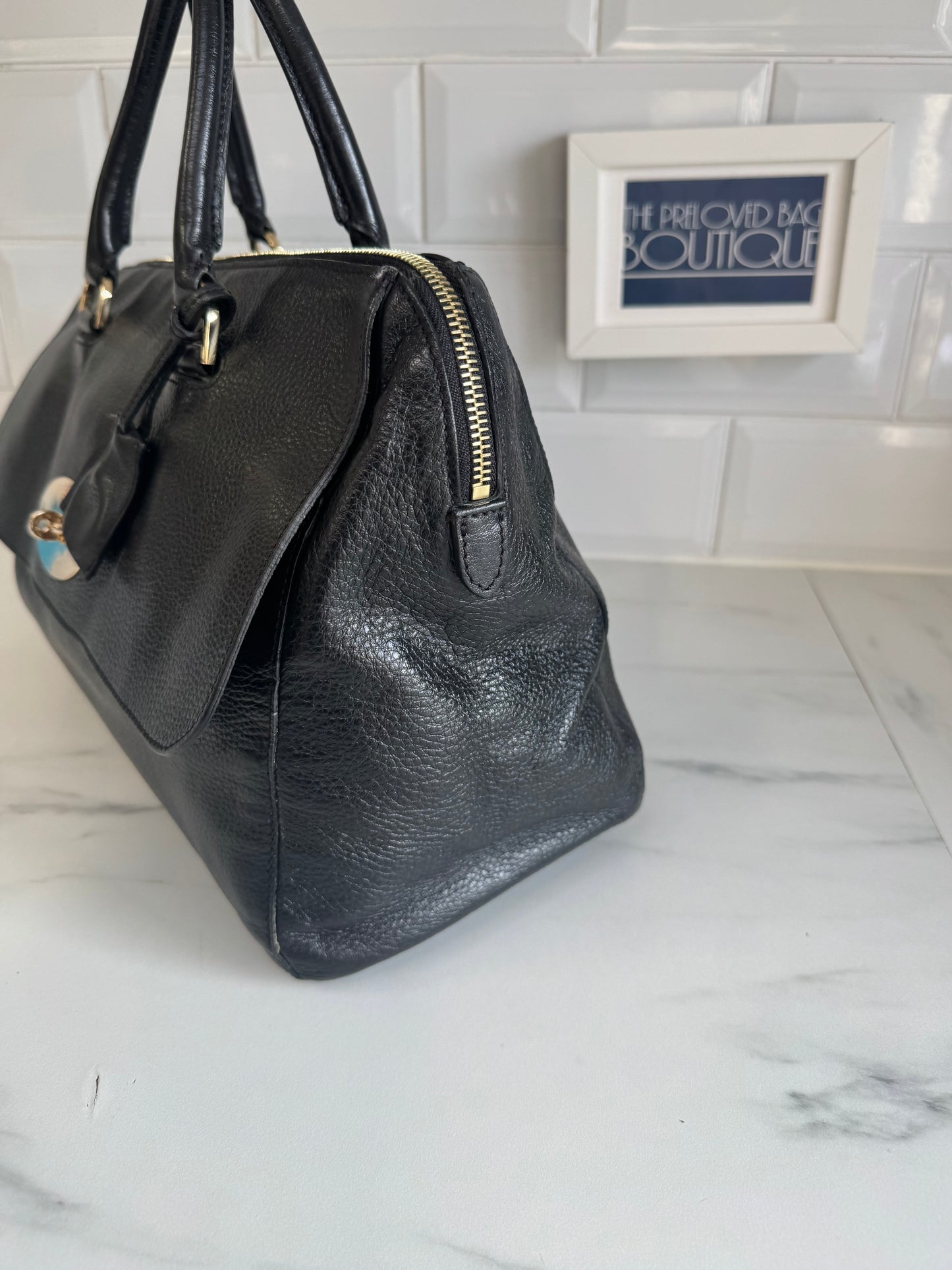 Mulberry Large Del Rey - Black