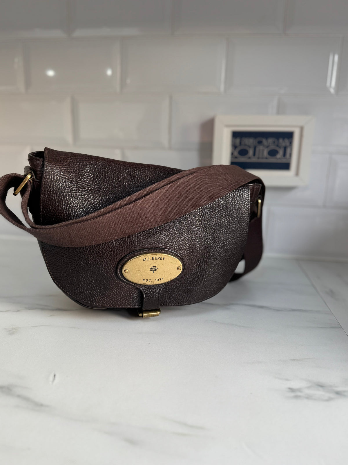 Mulberry Bonnie Satchel - Chocolate Brown