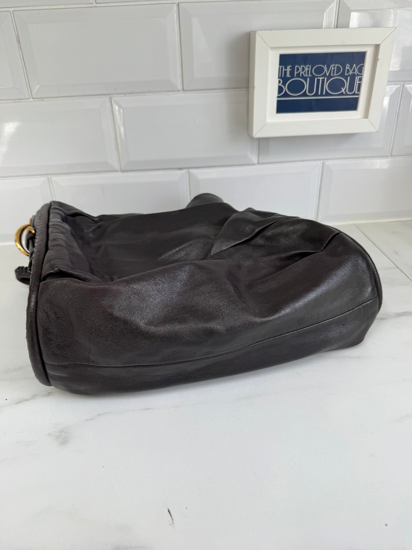 Christian Dior Libertine Hobo - Chocolate Brown