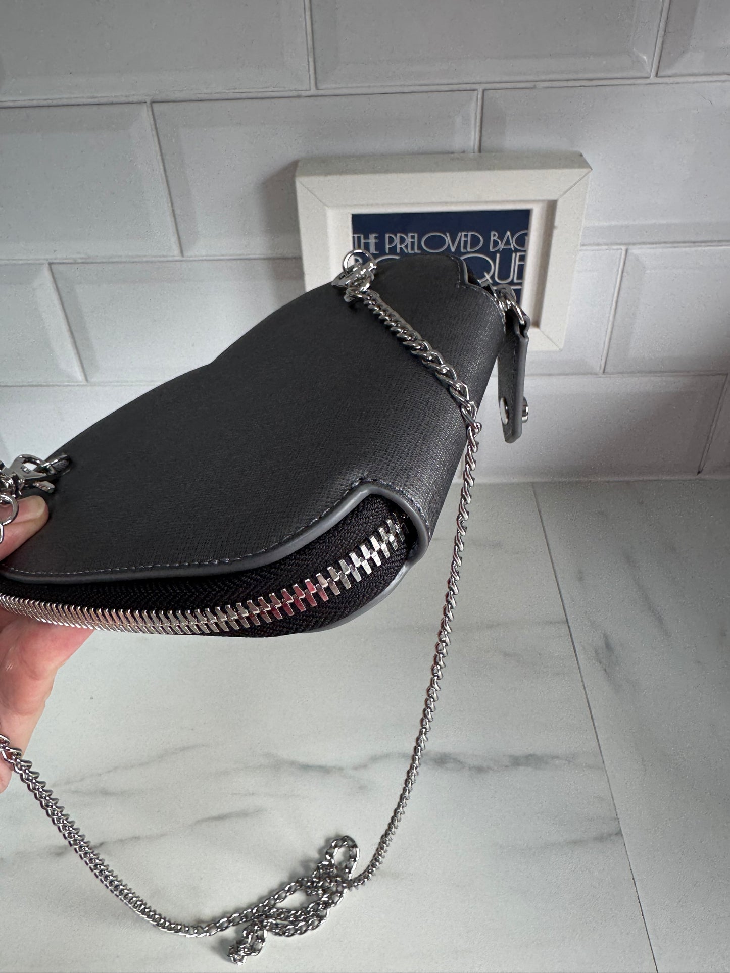 Vivienne Westwood Heart Bag - Anthracite Grey