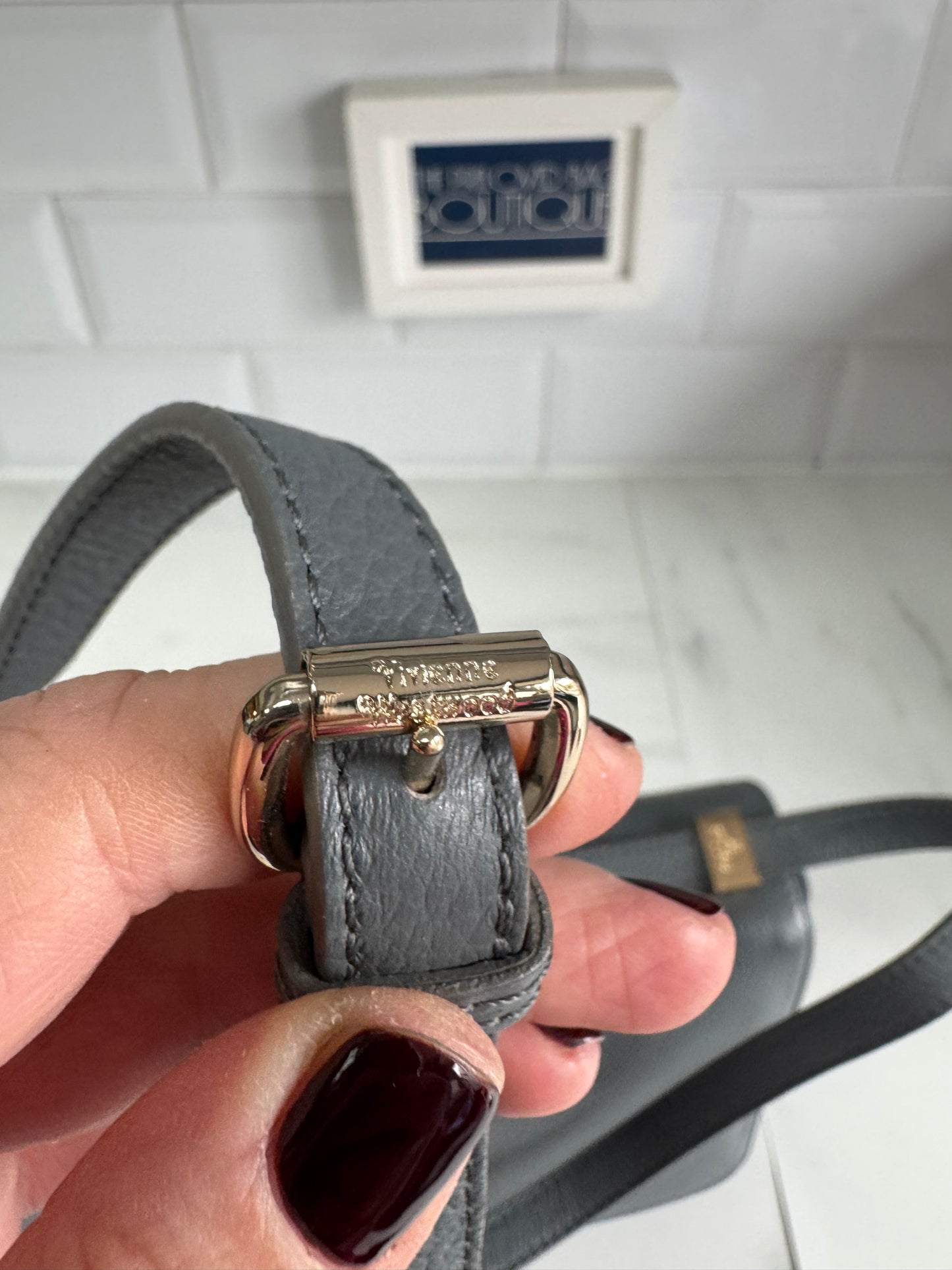 Vivienne Westwood “Balmoral” Shoulder Bag - Grey