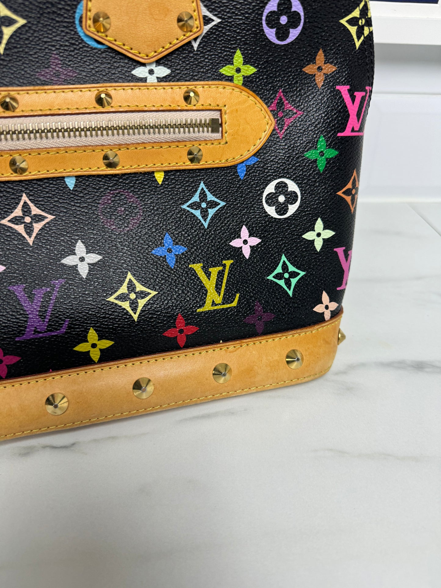 Louis Vuitton Noir Multicolore Alma PM