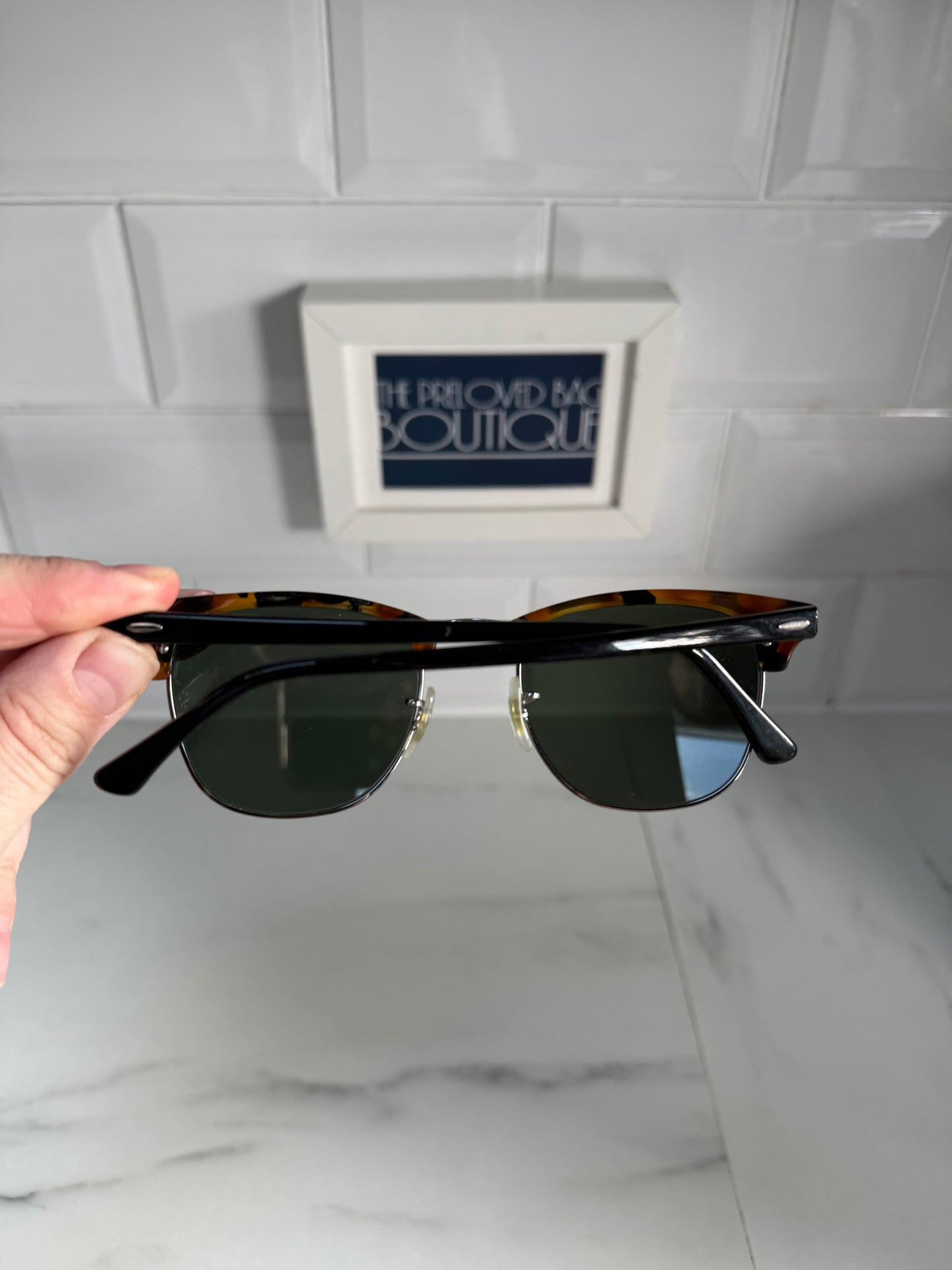 Ray Ban Clubmaster Sunglasses - Tortoiseshell