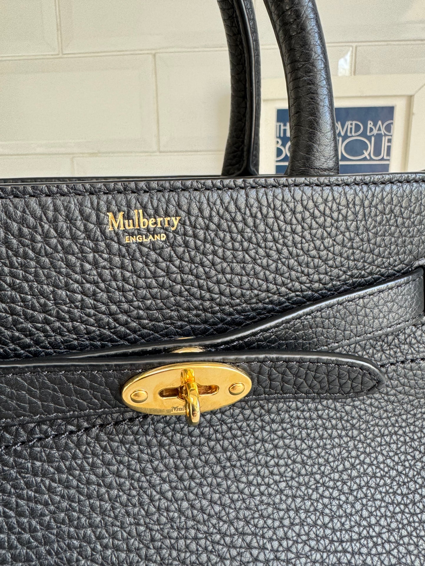 Mulberry Small Belted Bayswater - Black