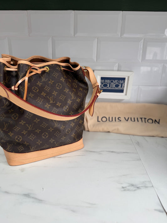 Louis Vuitton GM Noe Bucket Bag - Brown Monogram