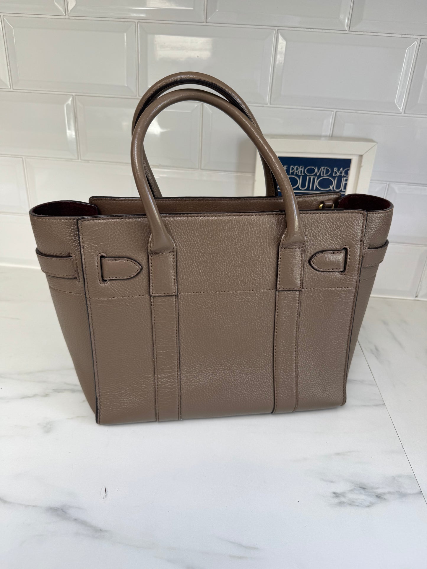 Mulberry Small Belted Bayswater - Clay