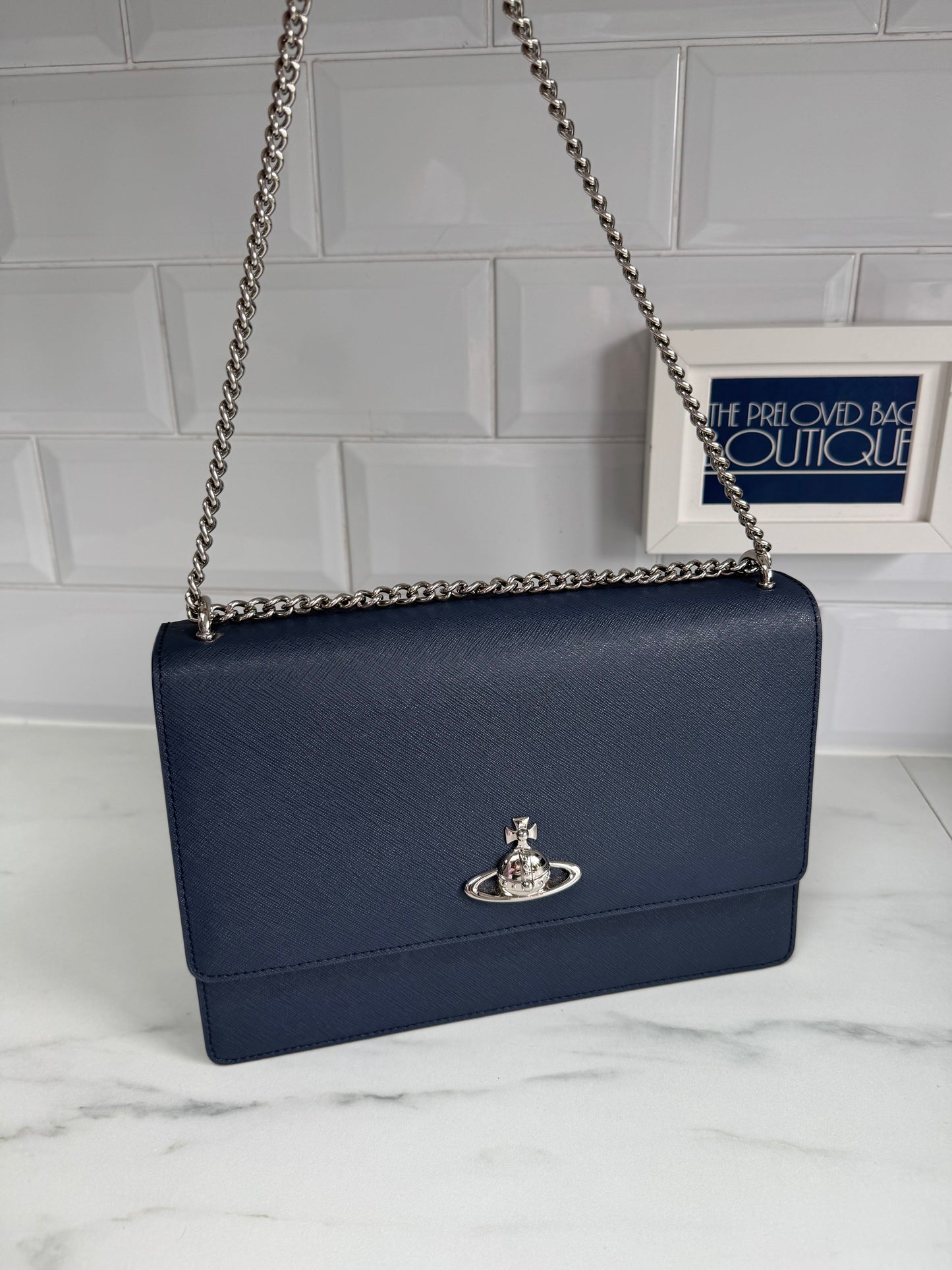 Vivienne Westwood Flap Bag - Blue