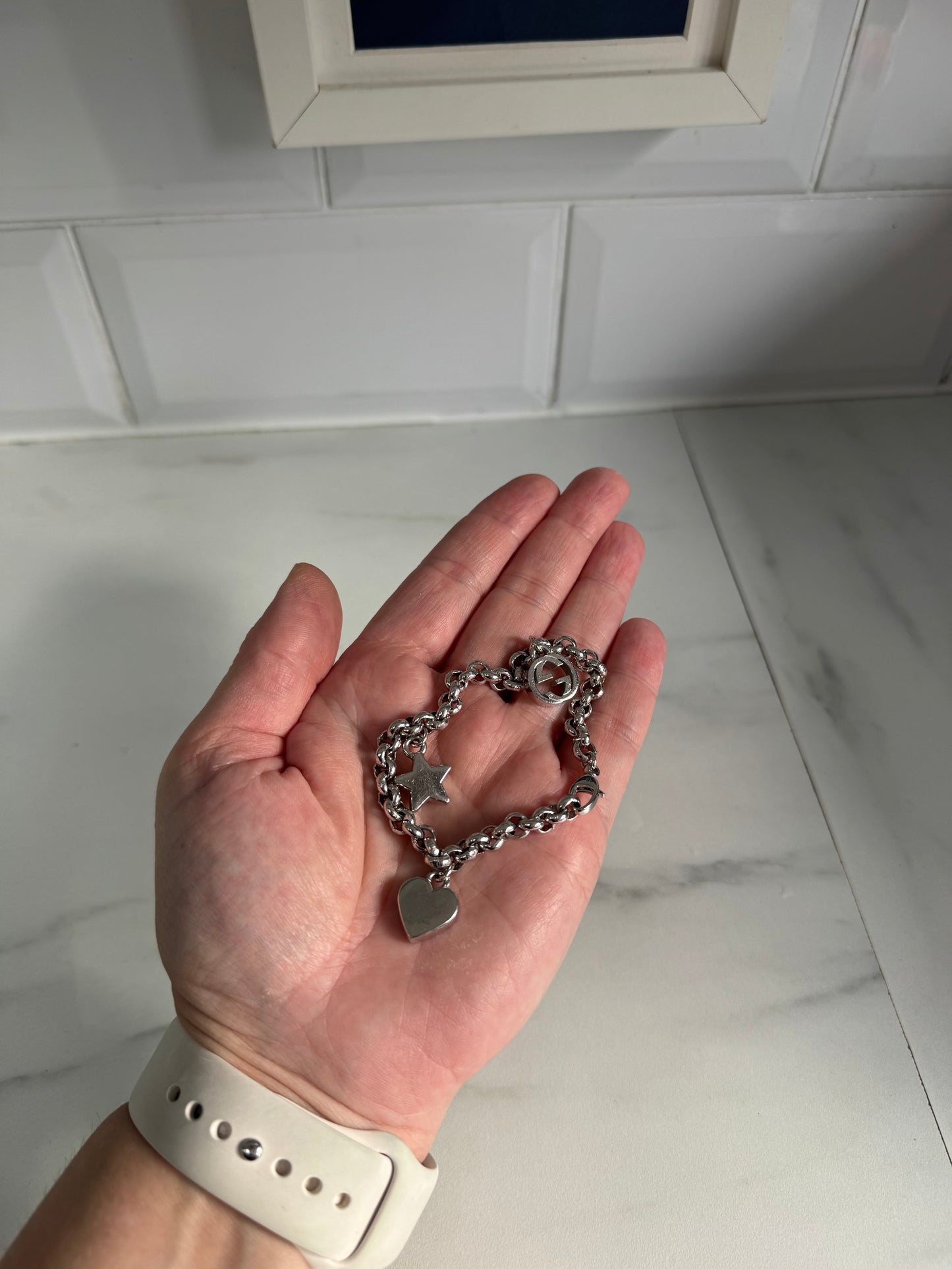 Gucci Charm Bracelet - Silver
