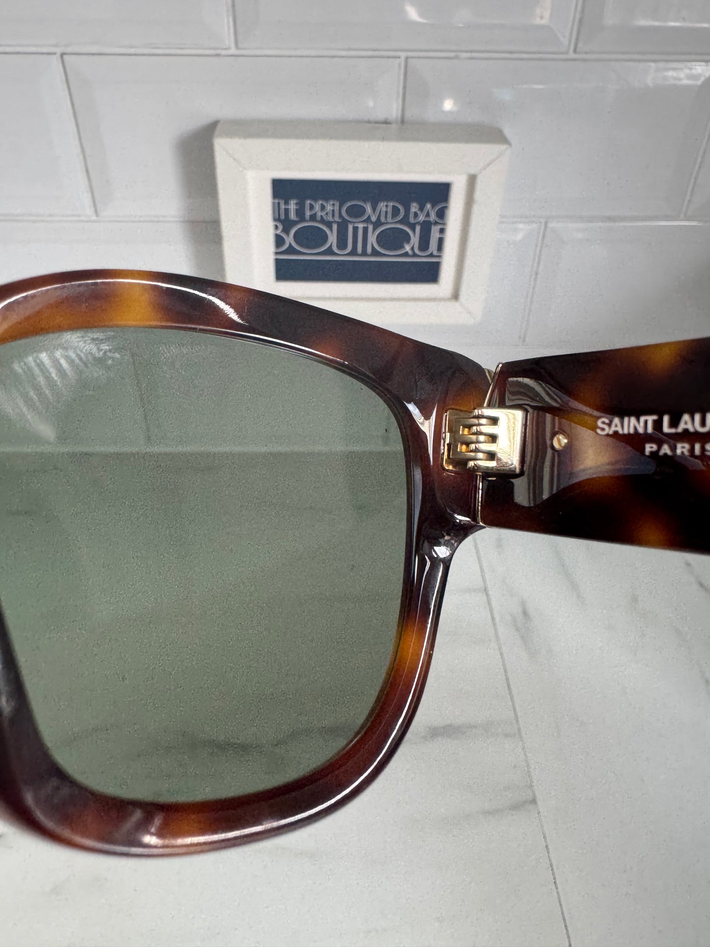 Saint Laurent (YSL) Sun SL/M95 Sunglasses - tortoiseshell