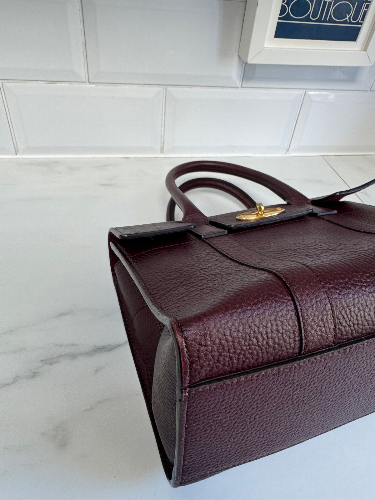 Mulberry Small Bayswater - Oxblood