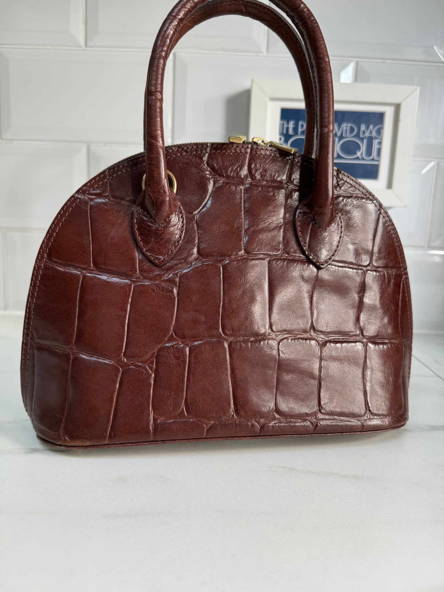 Mulberry Vintage Edbury - Chocolate Brown