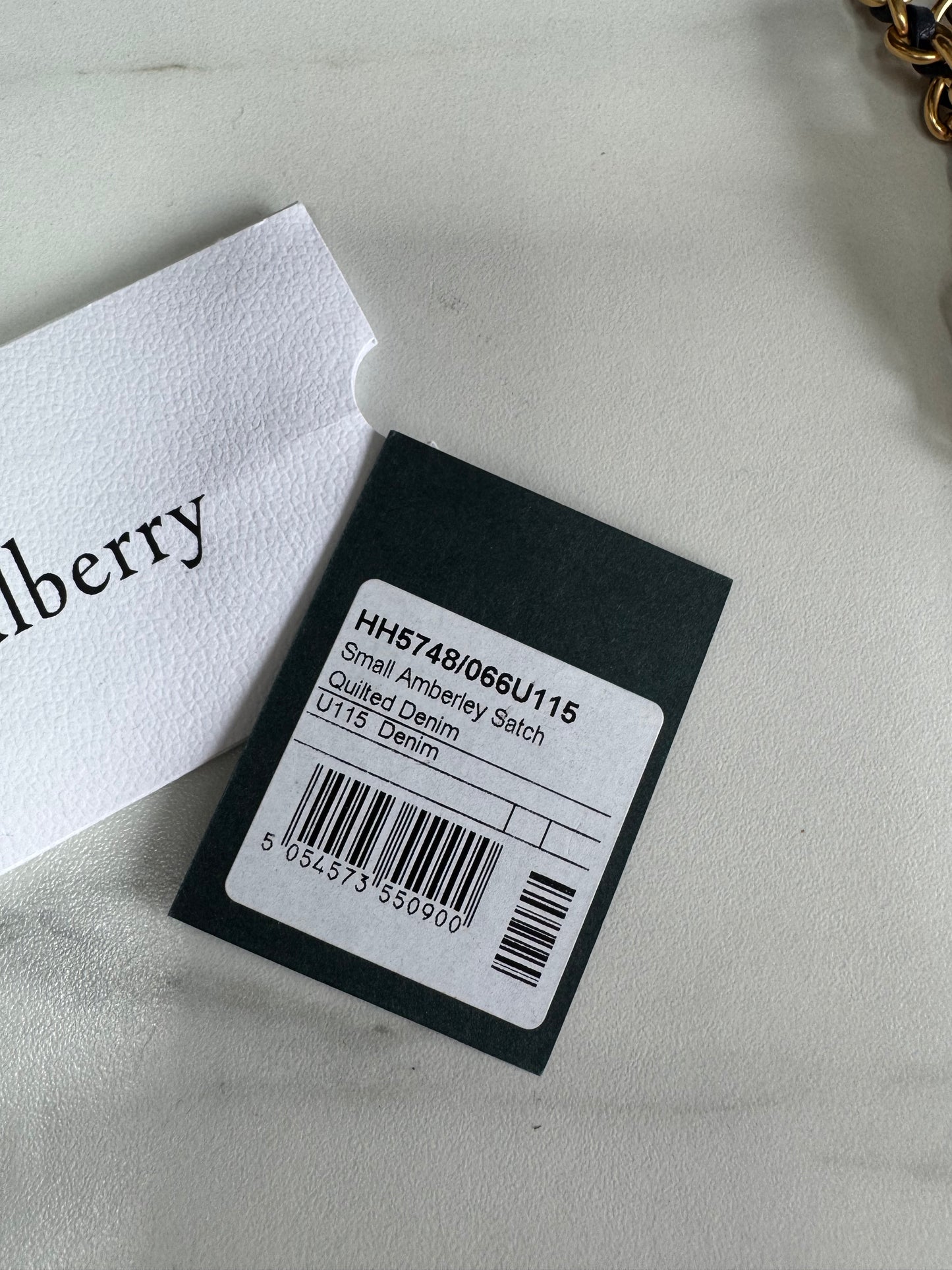 Mulberry Small Amberley - Denim