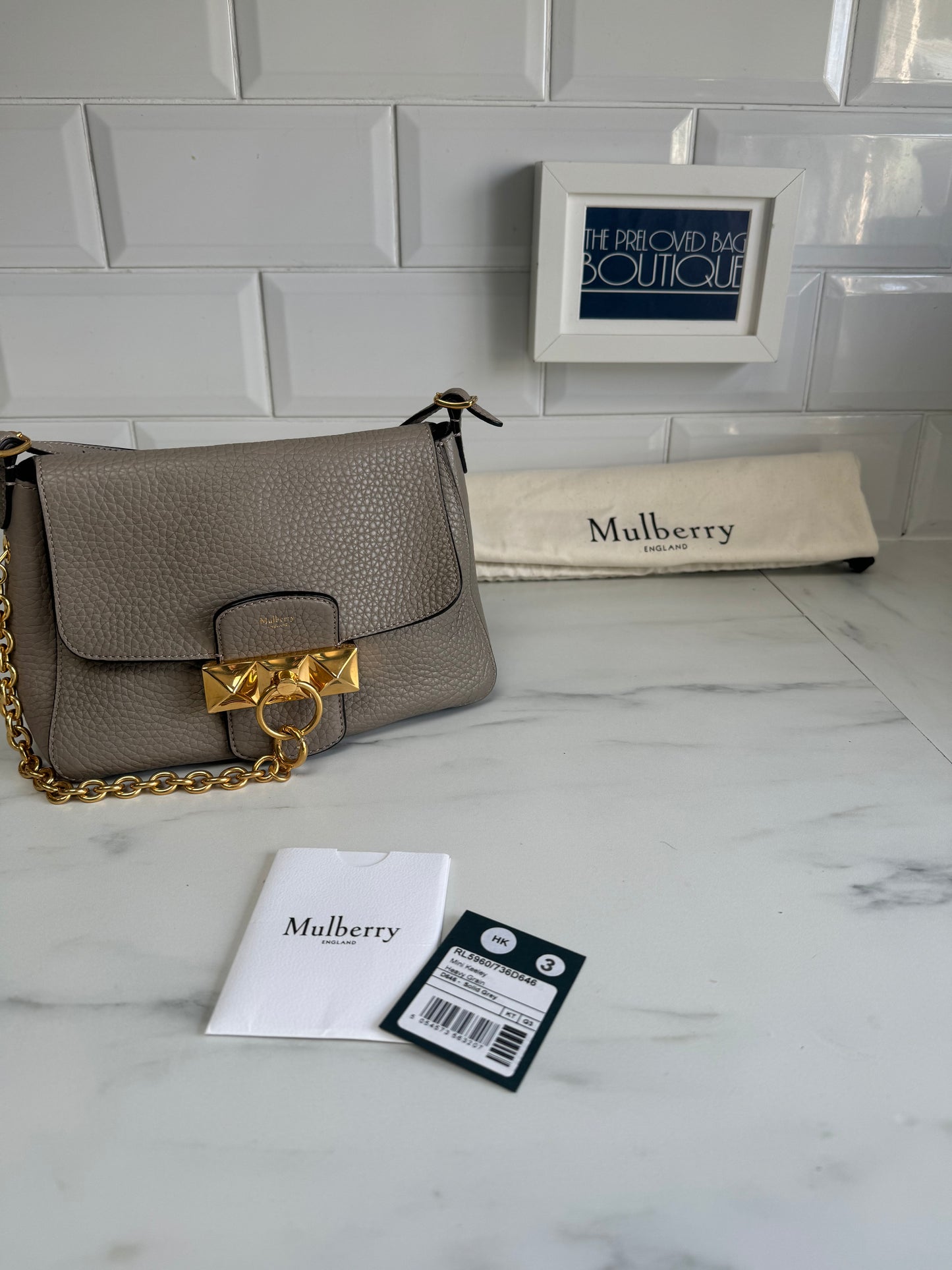 Mulberry Mini Keeley - Grey