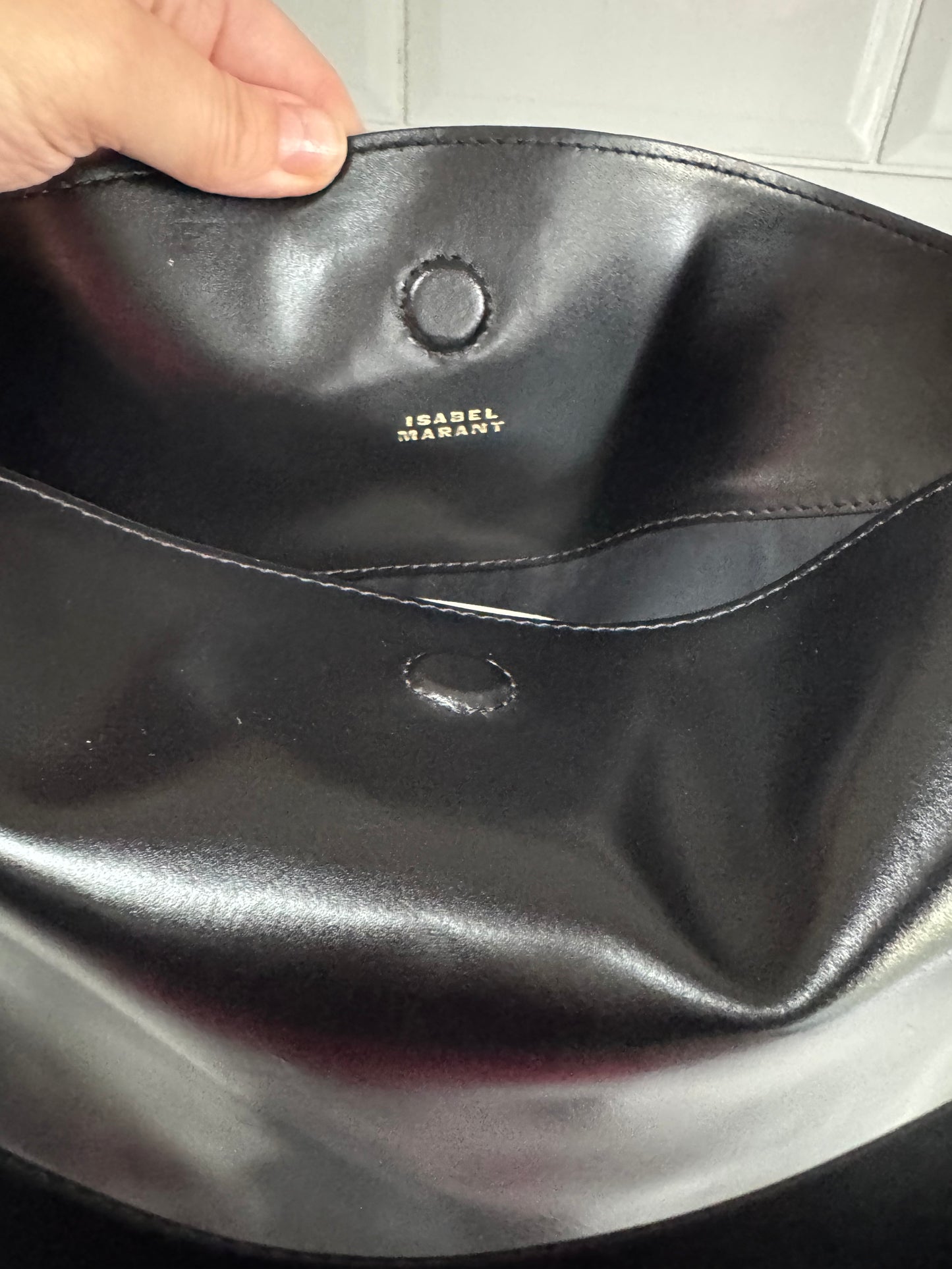 Isabel Marant Oskan Soft Hobo - Black