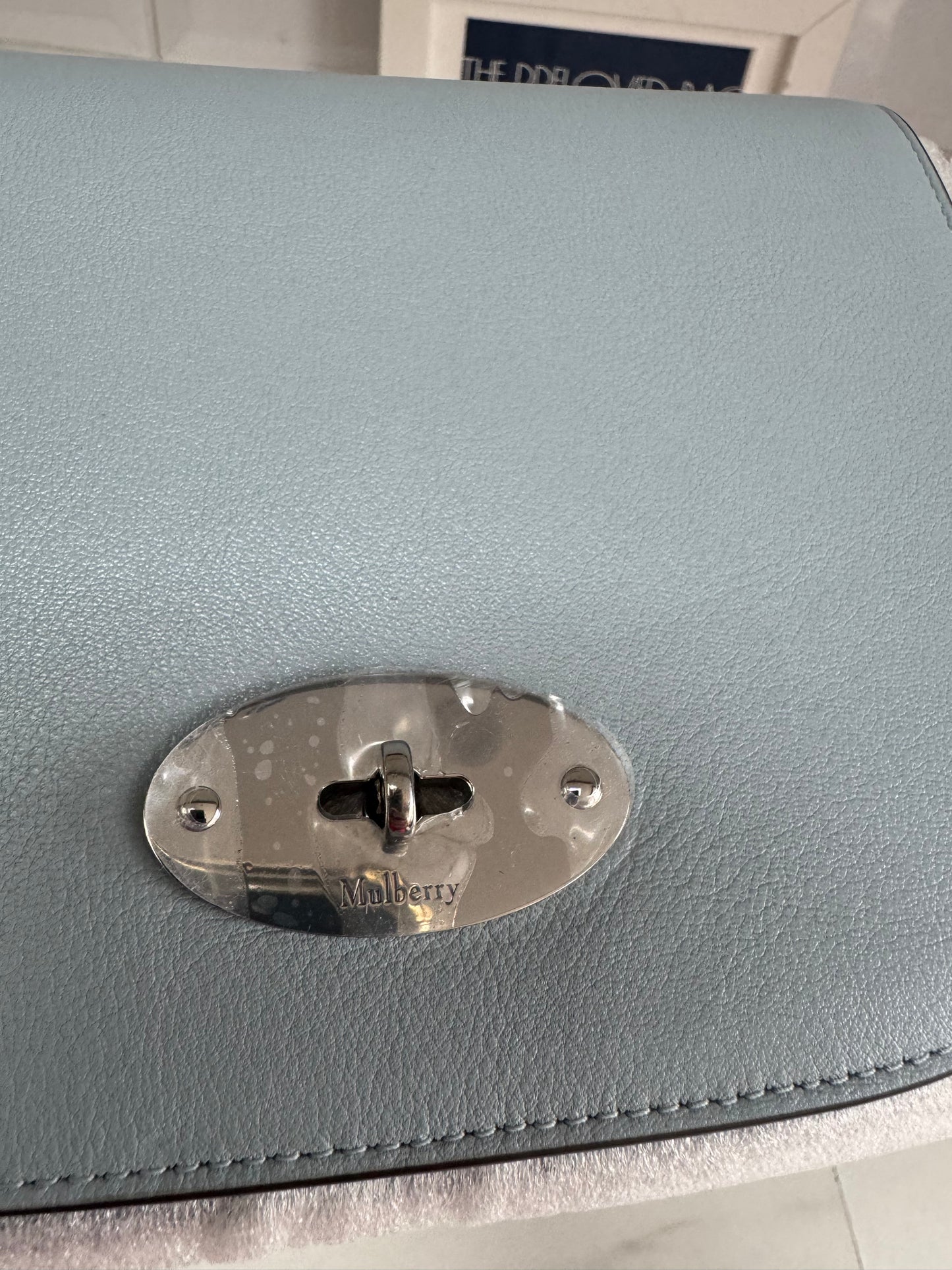 Mulberry Darley Satchel - Cloud