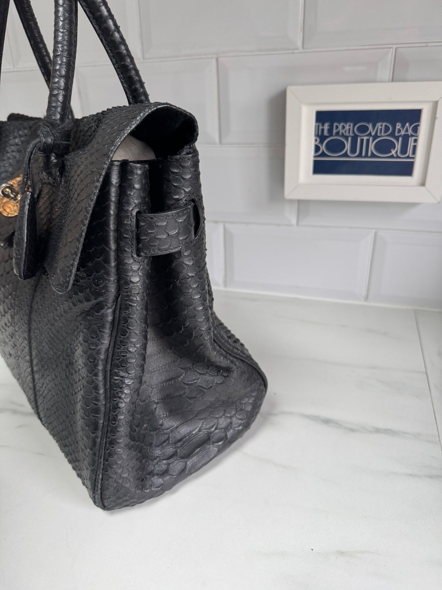 Mulberry Silky Snake Bayswater - Black