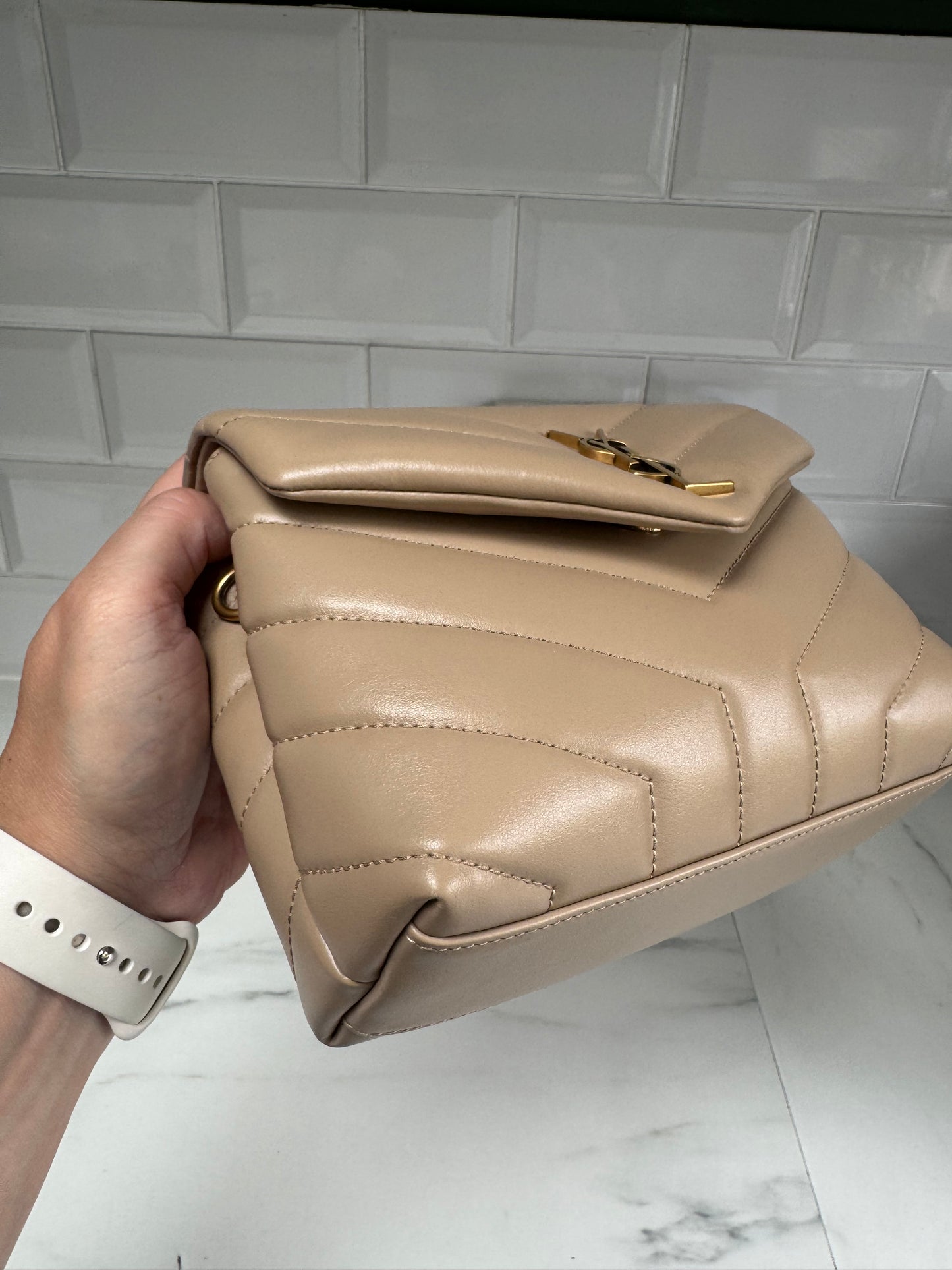 Saint Laurent Toy Lou Lou - Dark Beige