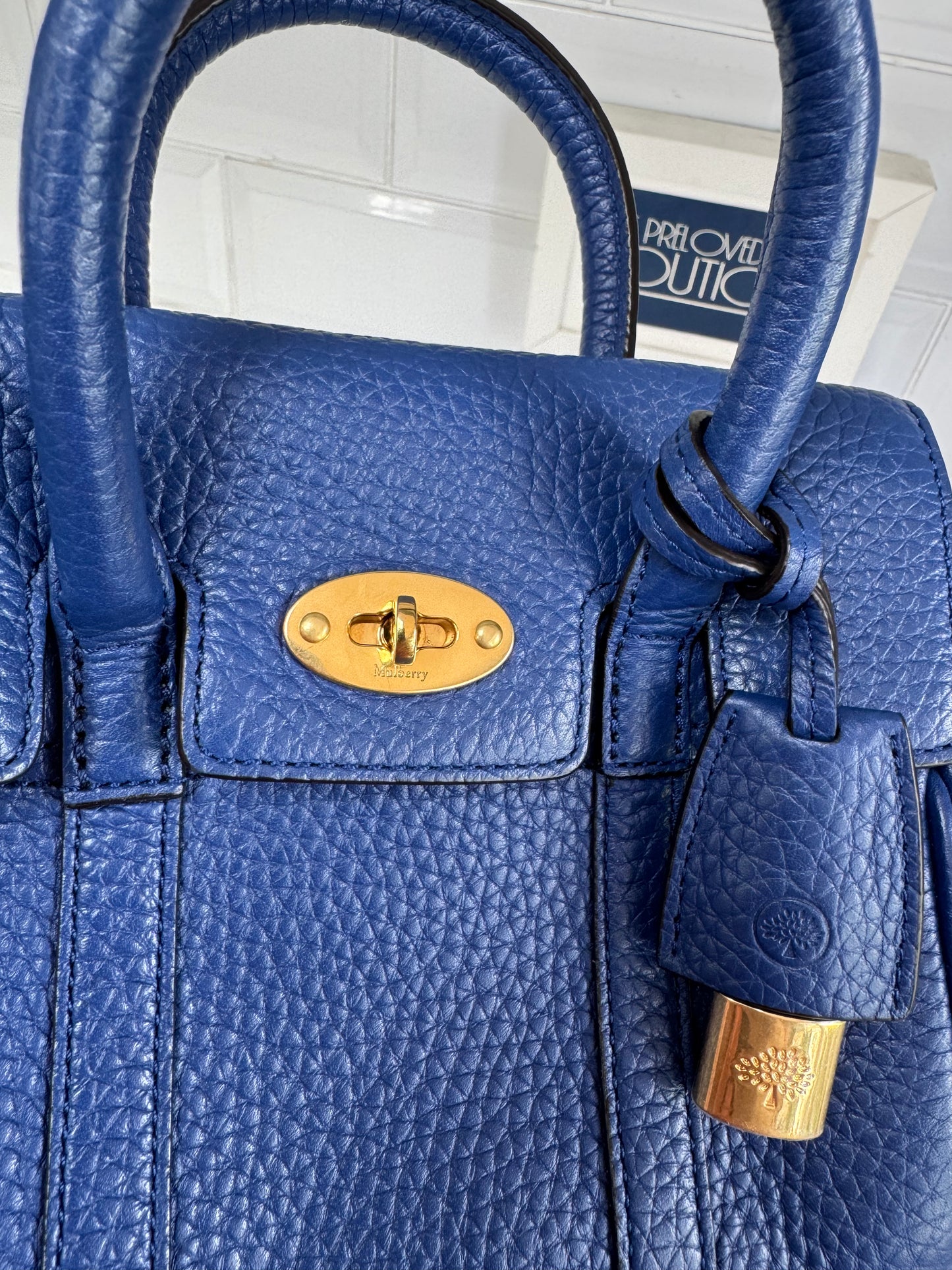 Mulberry Mini Bayswater - Pigment Blue