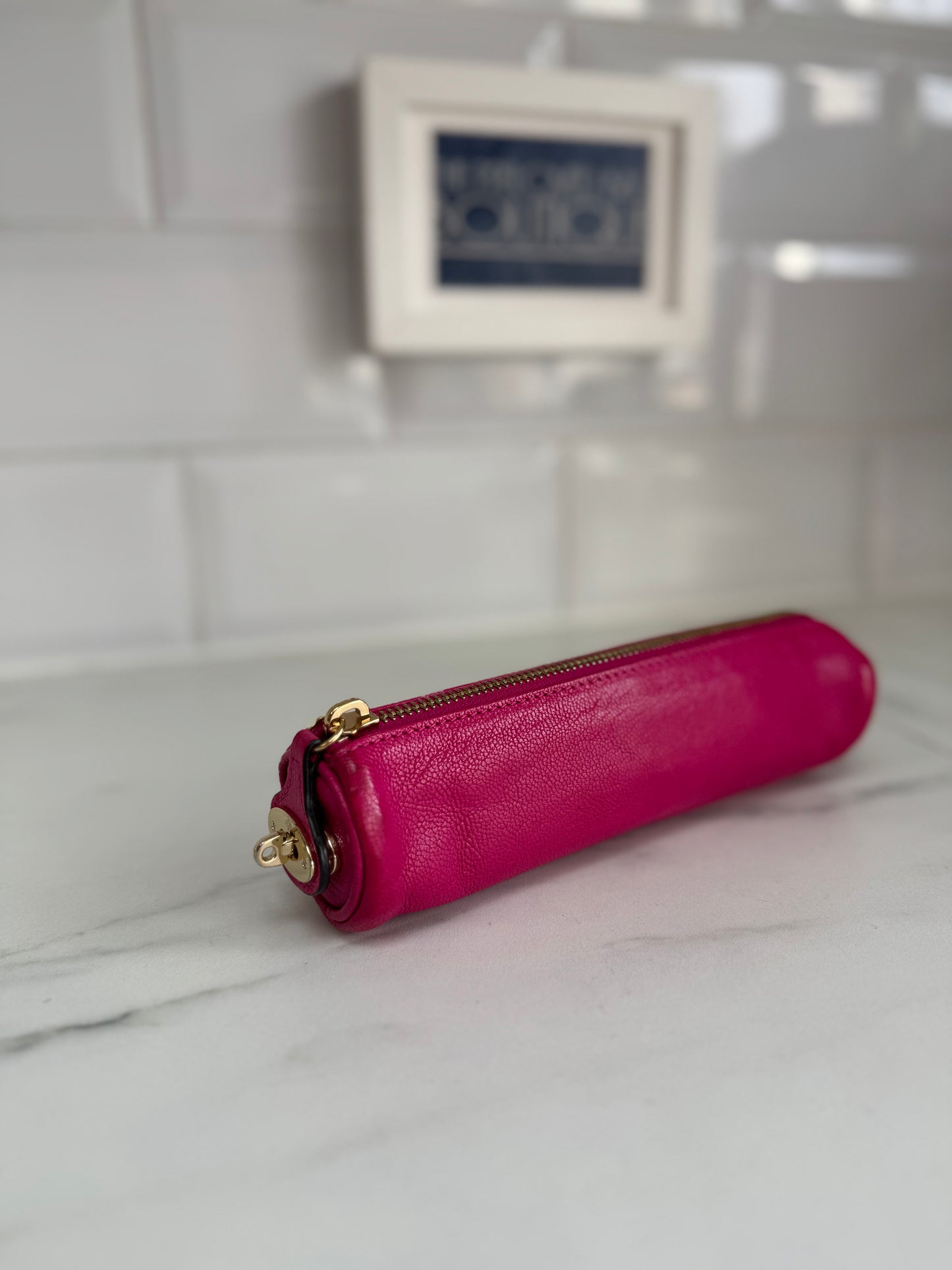 Mulberry Pencil Case/Make up Bag - Pink