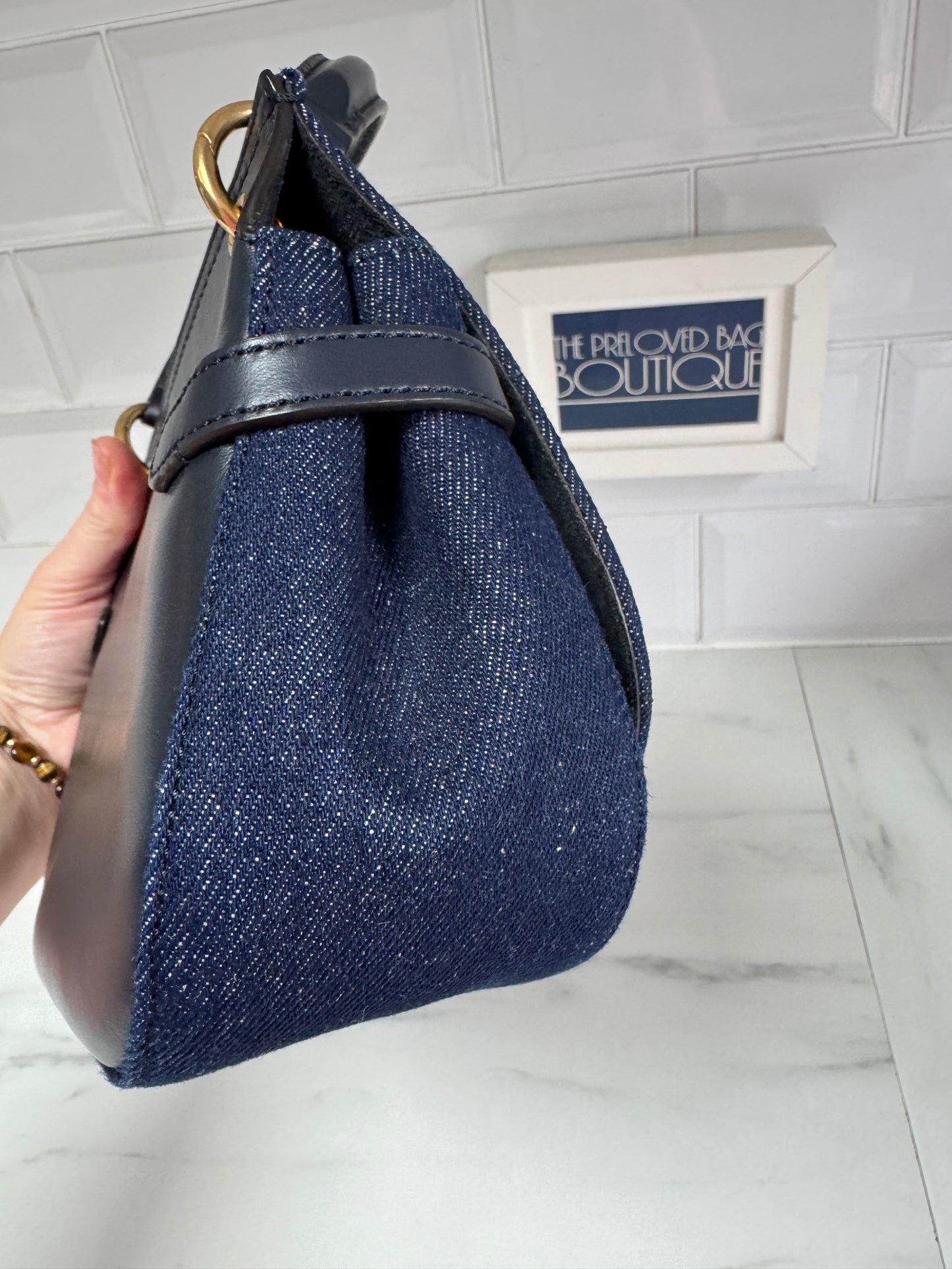 Mulberry Small Amberley - Denim