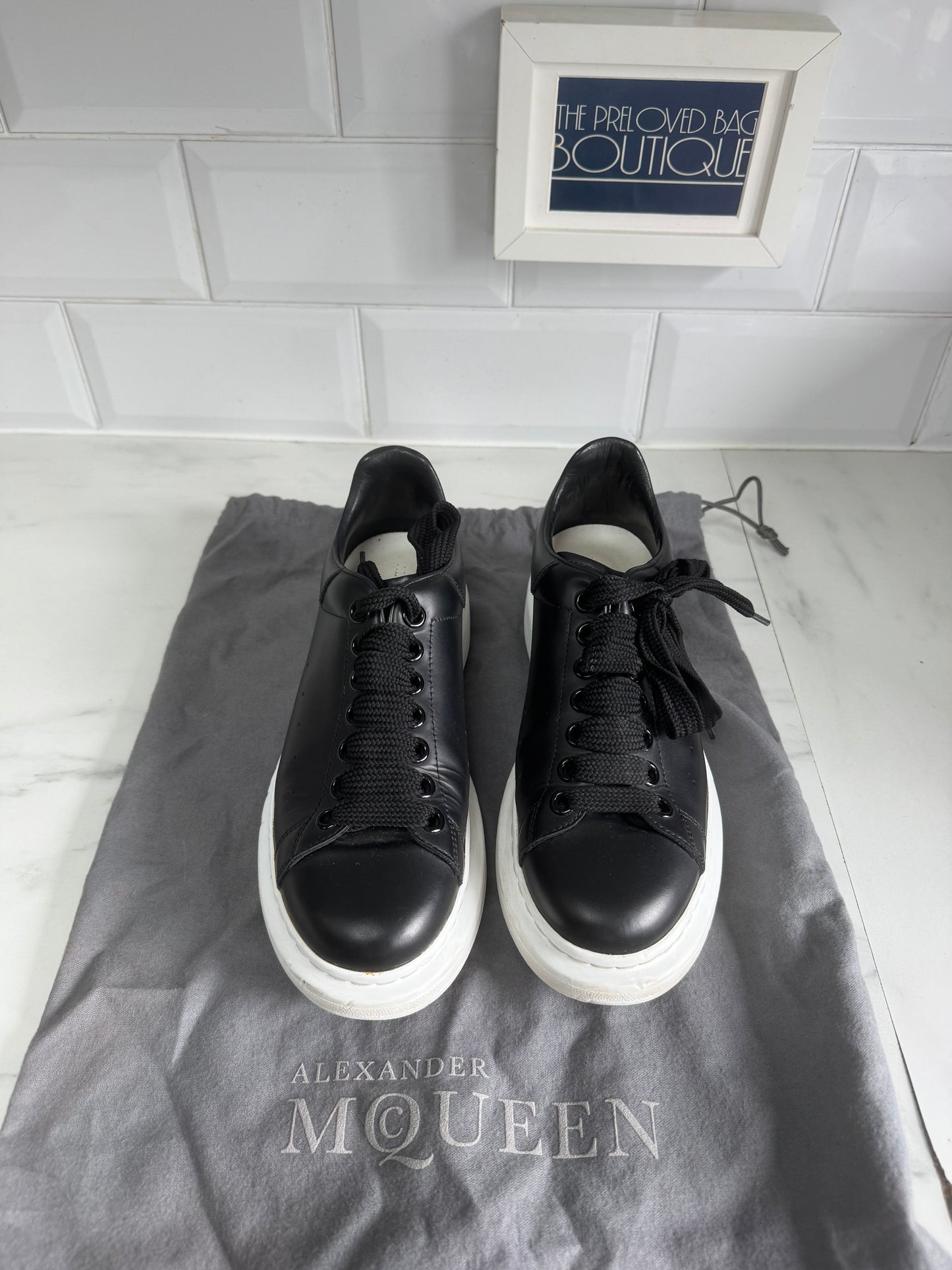 Alexander McQueen Sneakers - Black and White