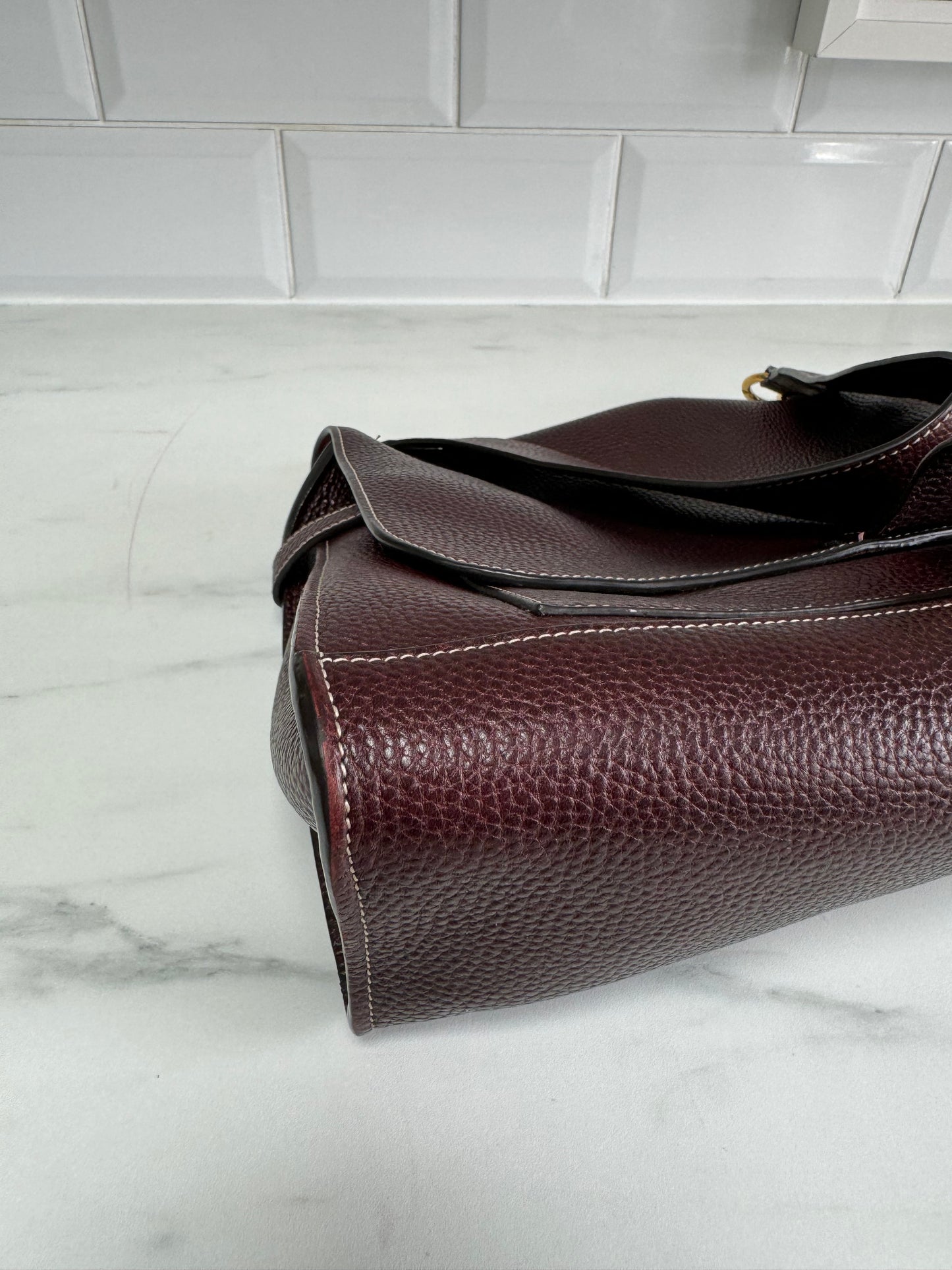 Mulberry Chiltern Satchel - Oxblood