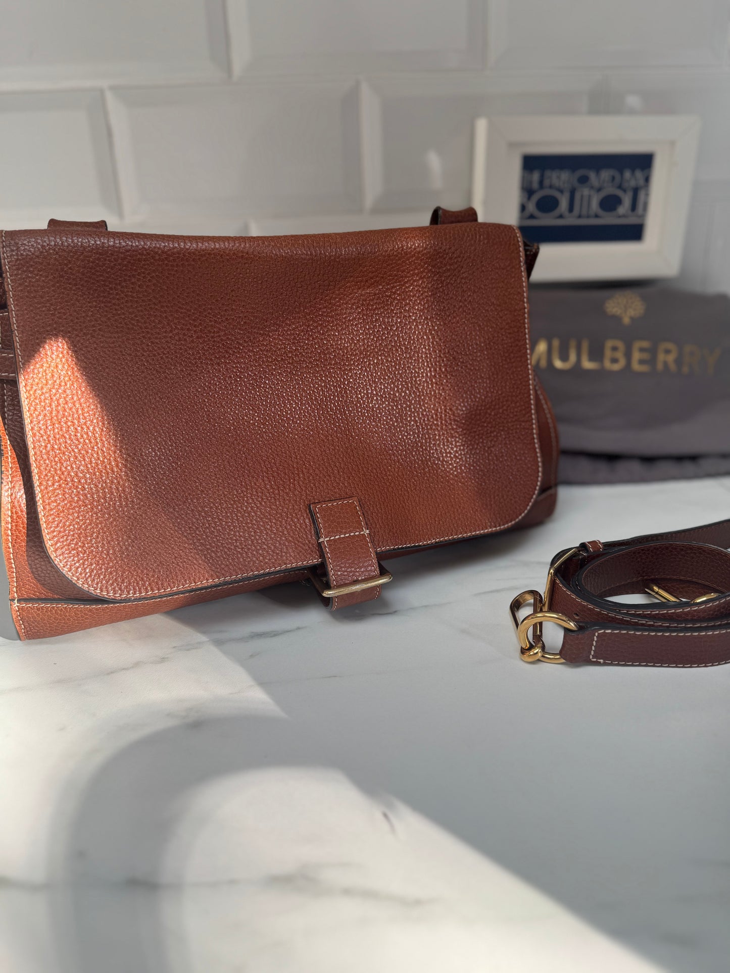 Mulberry Chiltern Satchel - Oak