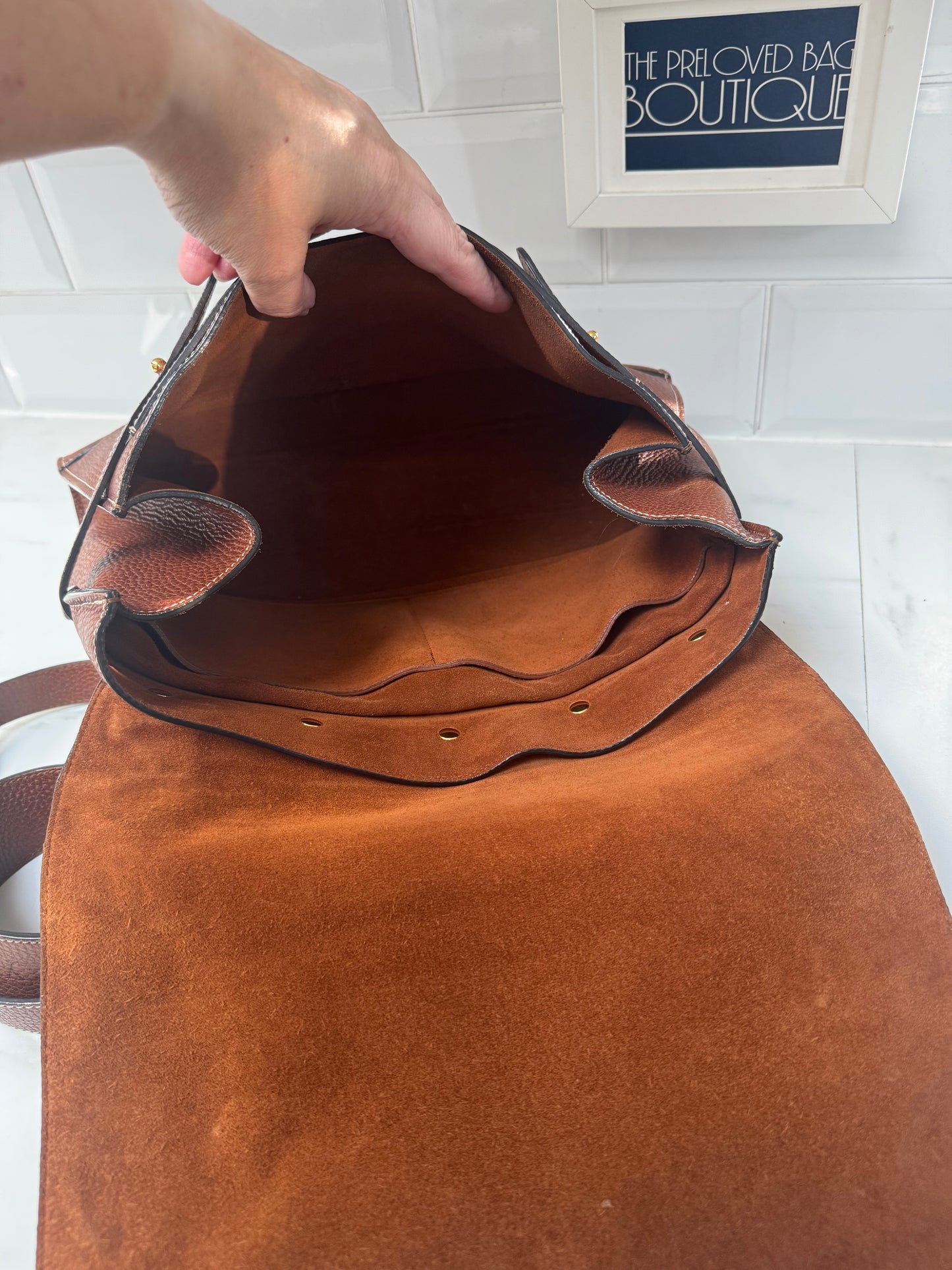 Mulberry Chiltern Satchel - Oak